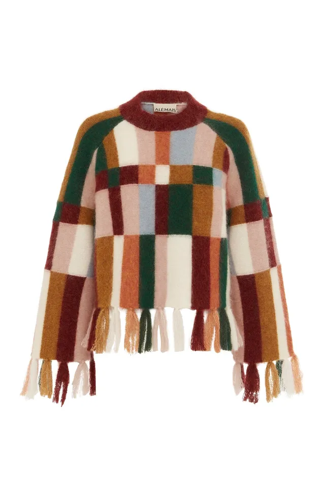 Alemaïs Marjorelle Cropped Knit pull mohair