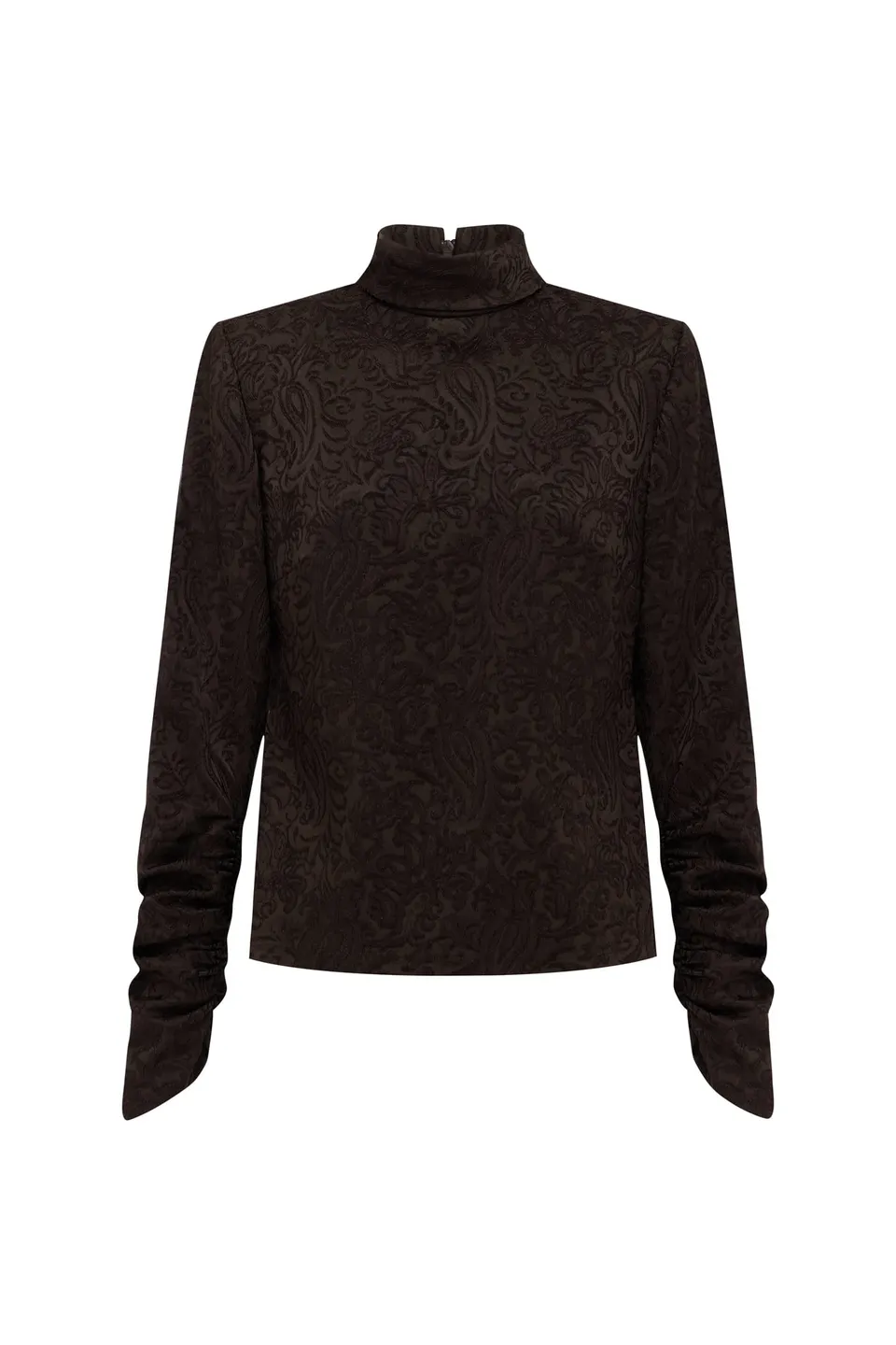 Alemais Adeline Top haut jacquard col montant