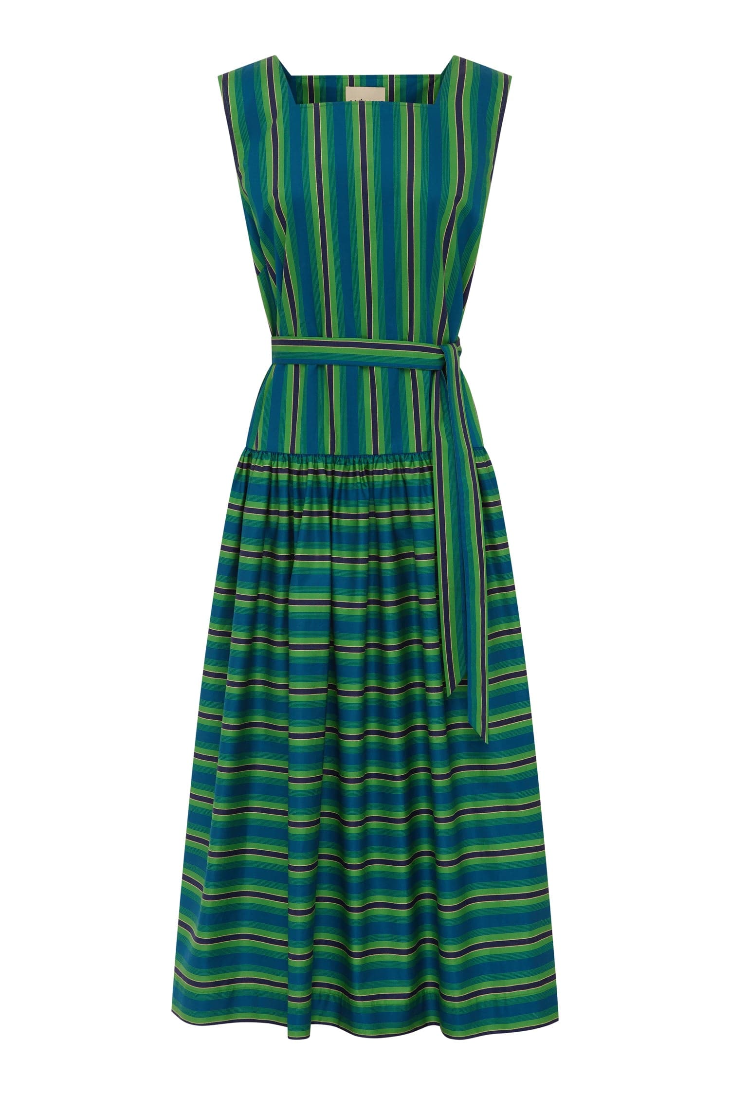 Alemais Margo robe midi coton bio sans manches