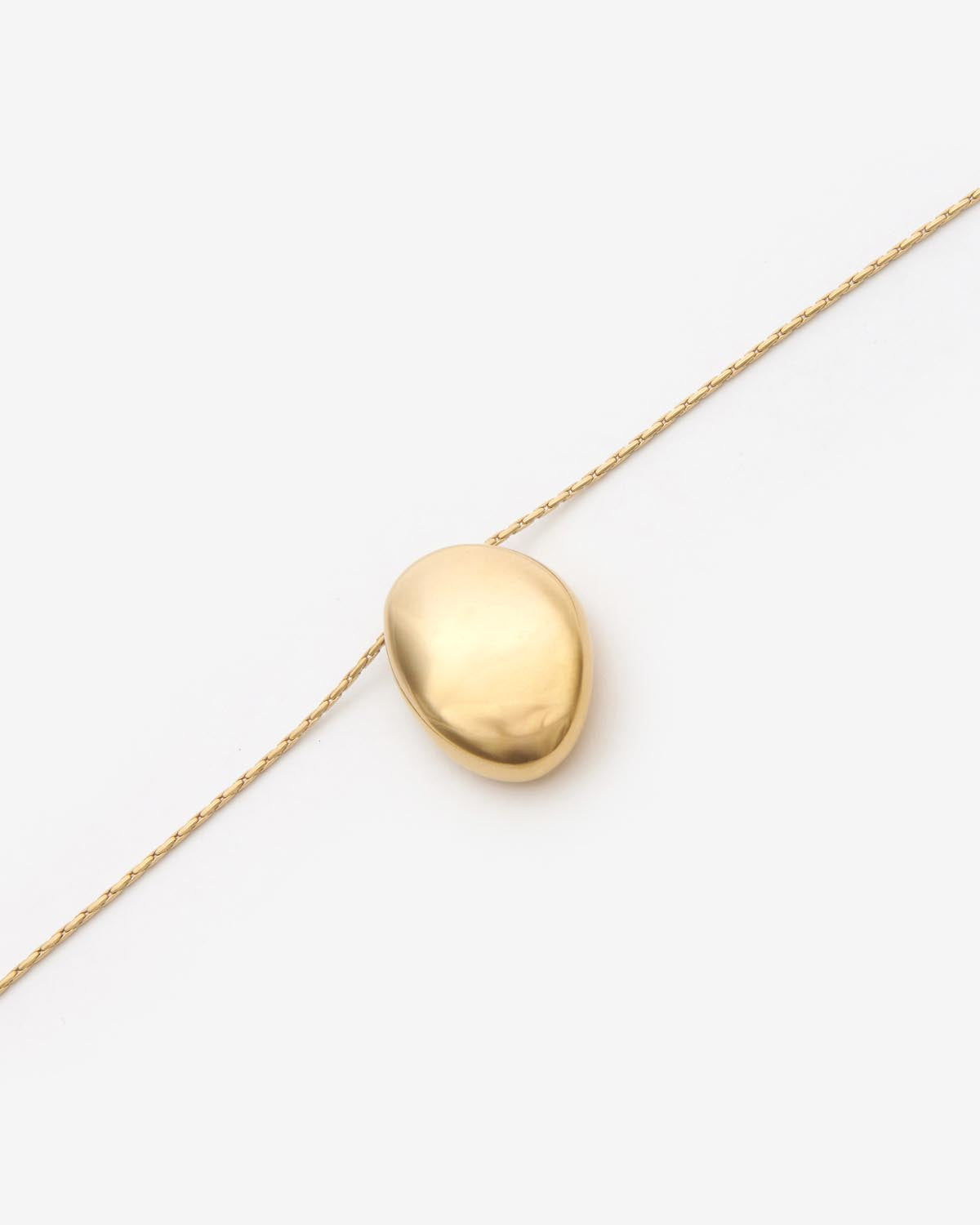 Isabel Marant Shiny Day CO0099FA collier dore 54,5 cm