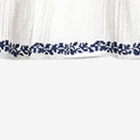 Isabel Marant Picadilia jupe courte écru bleu