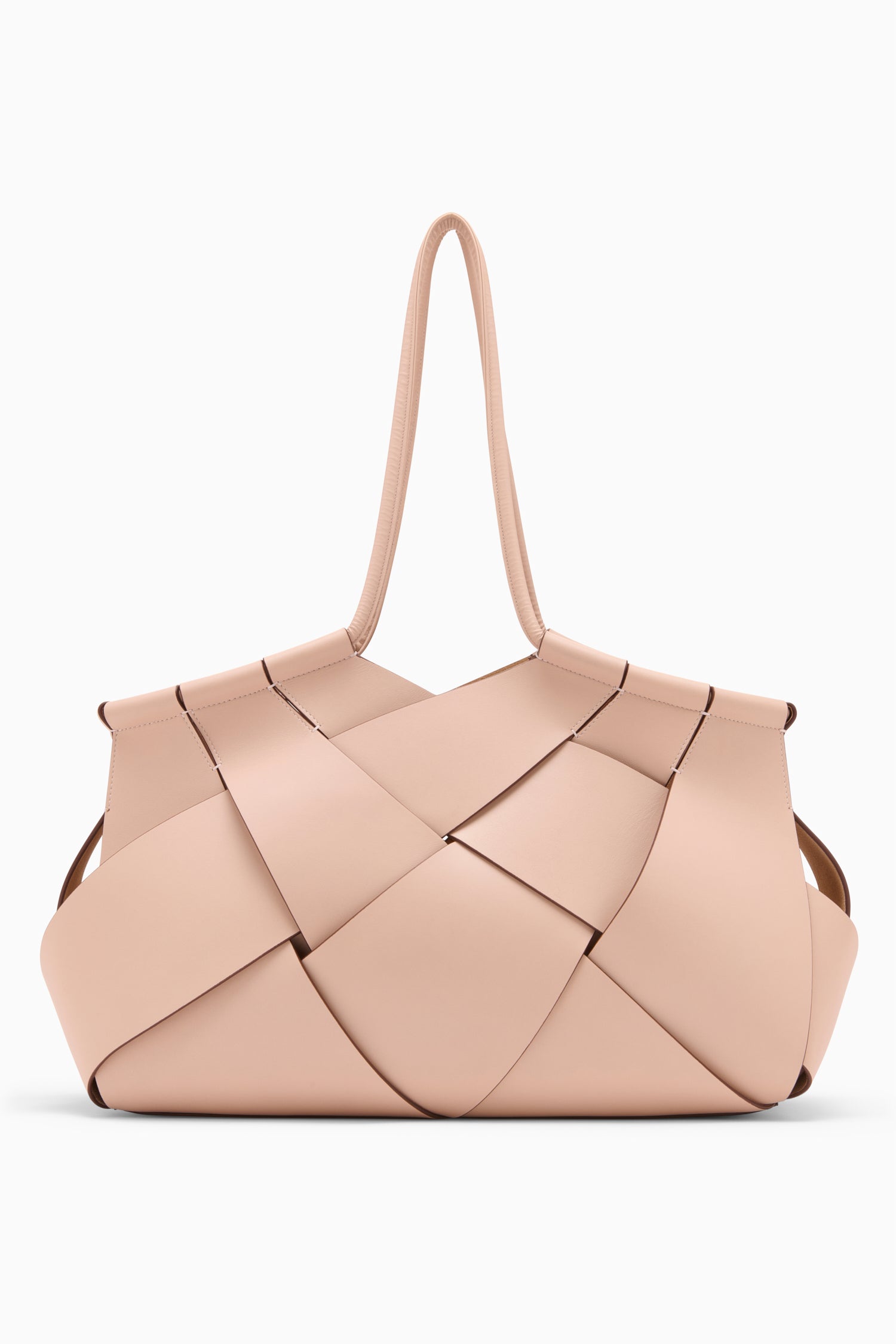 Ulla Johnson Charlotte tote cuir tressé petal