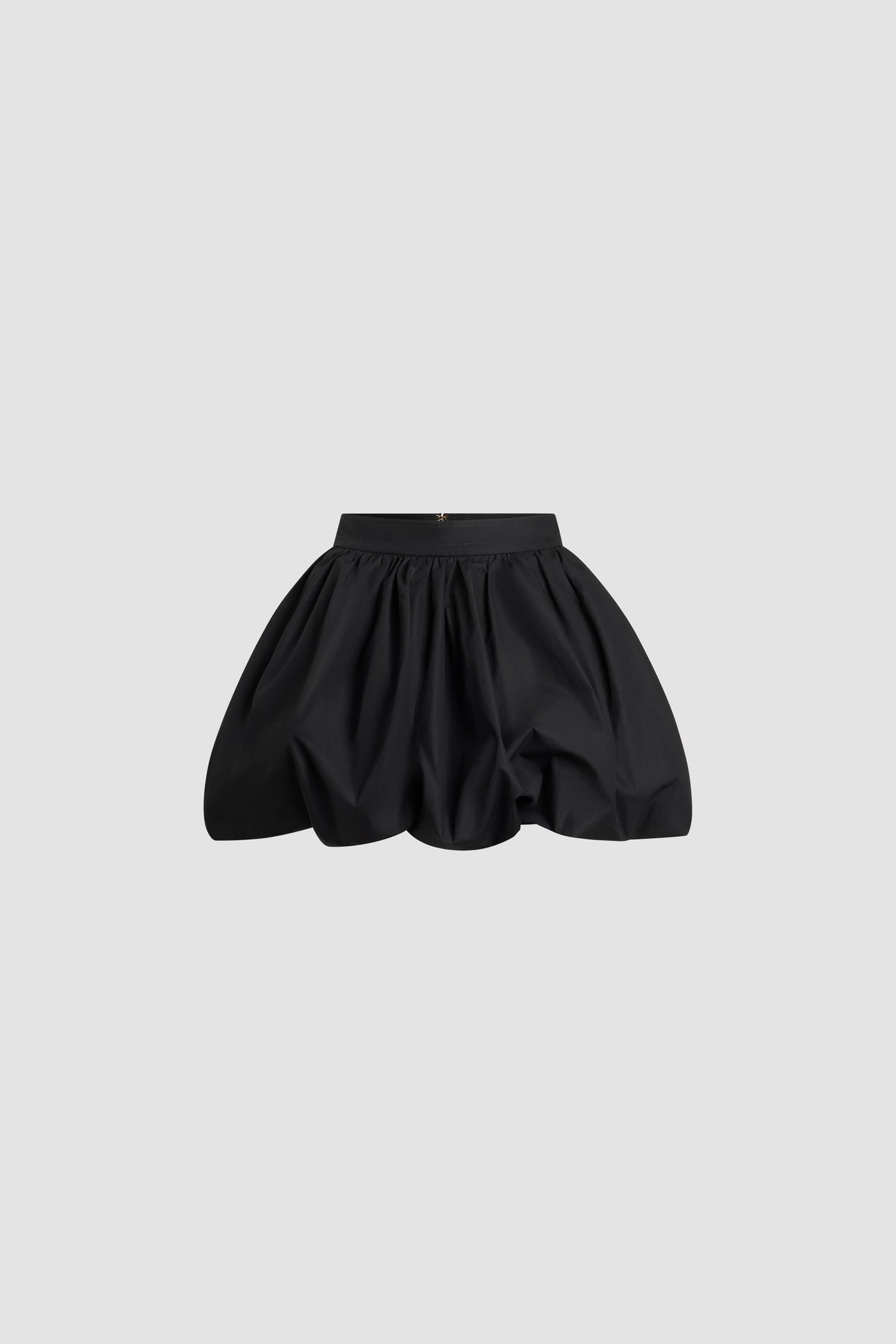 Patou SK0980017999B jupe boule Black coton bio mini