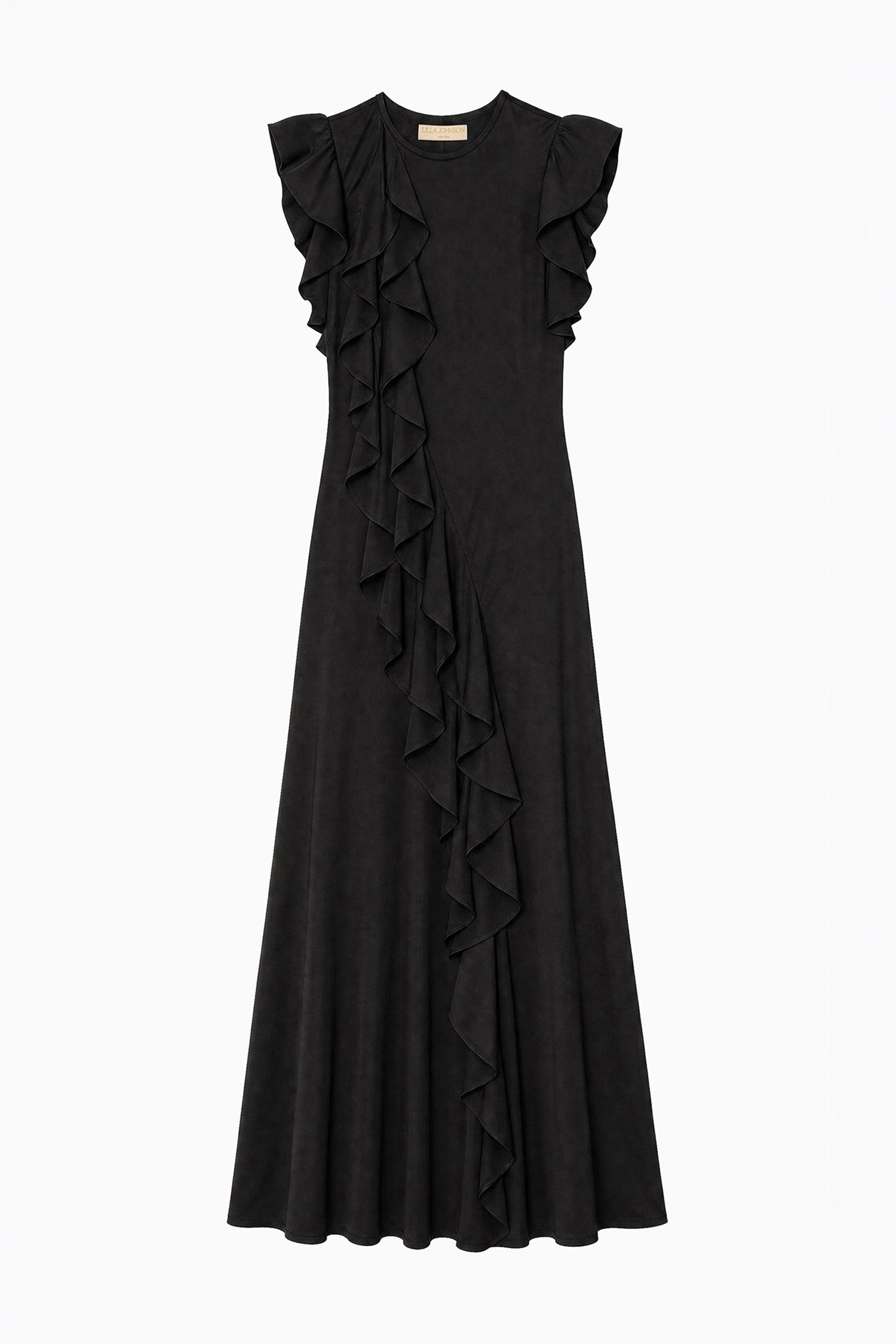 Ulla Johnson Ameline robe midi Noir soie sans manches