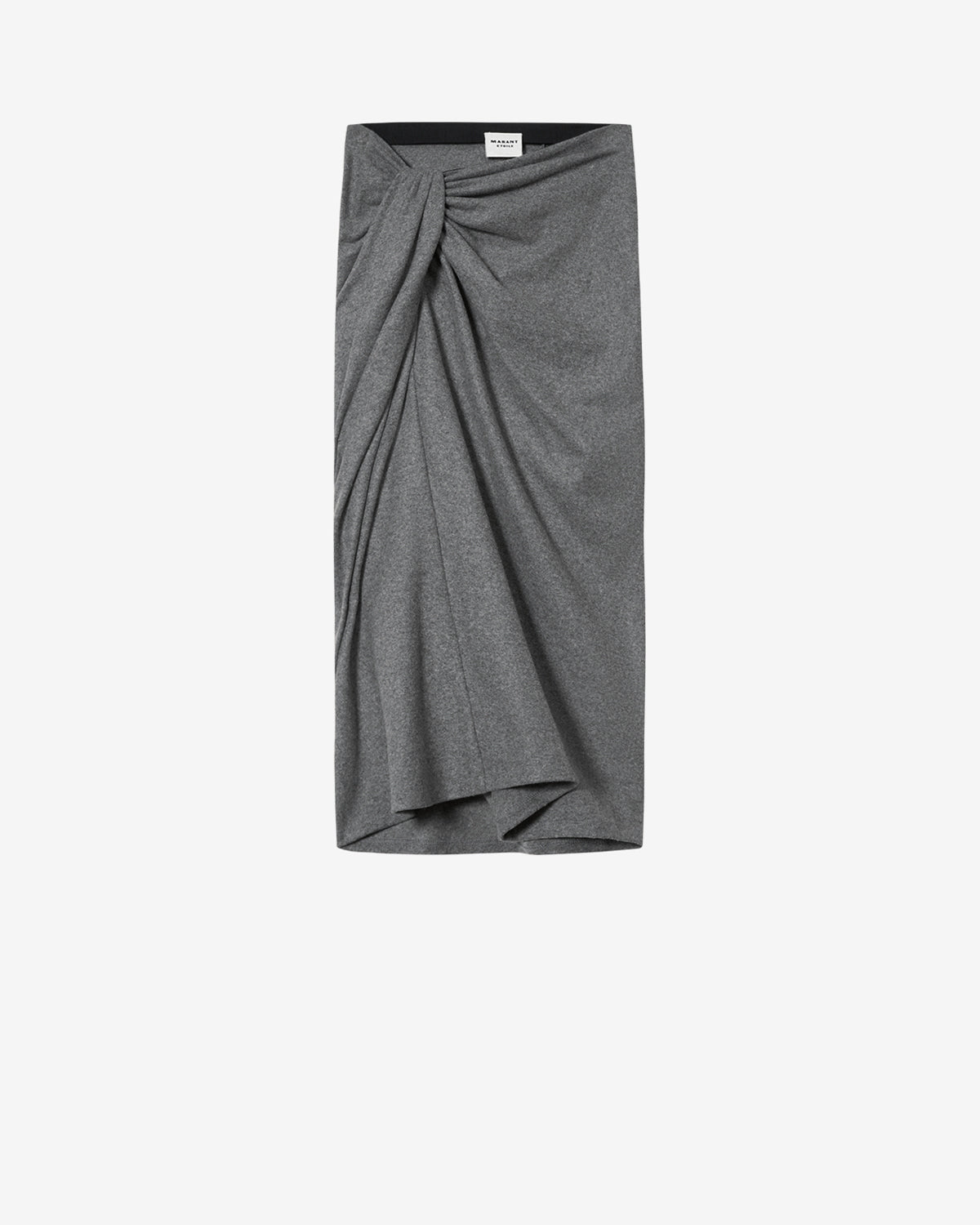 Isabel Marant Jeldia jupe midi gris jersey 34-44