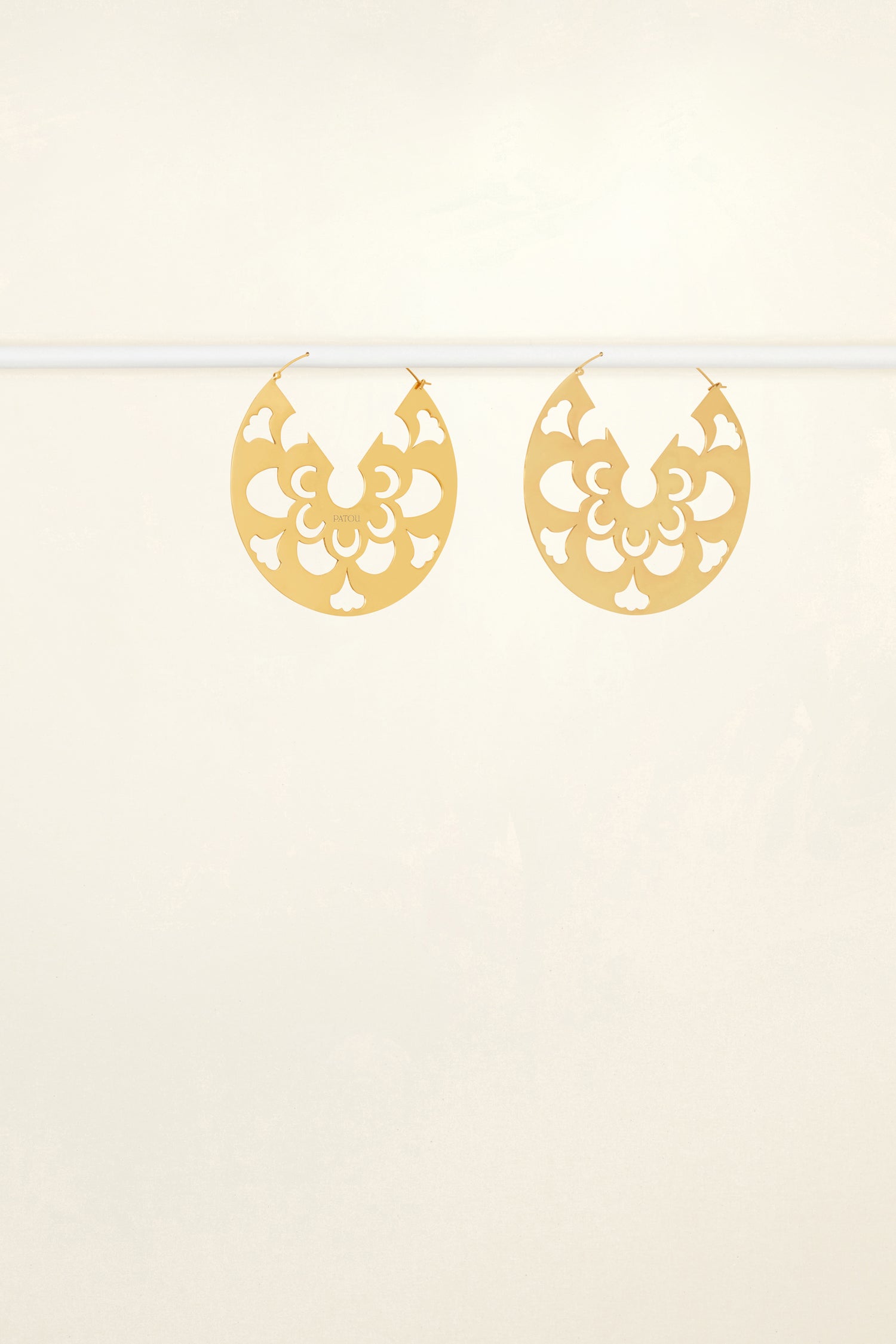 Patou Jewellery boucles A21JW0641000299G créoles doré ajouré