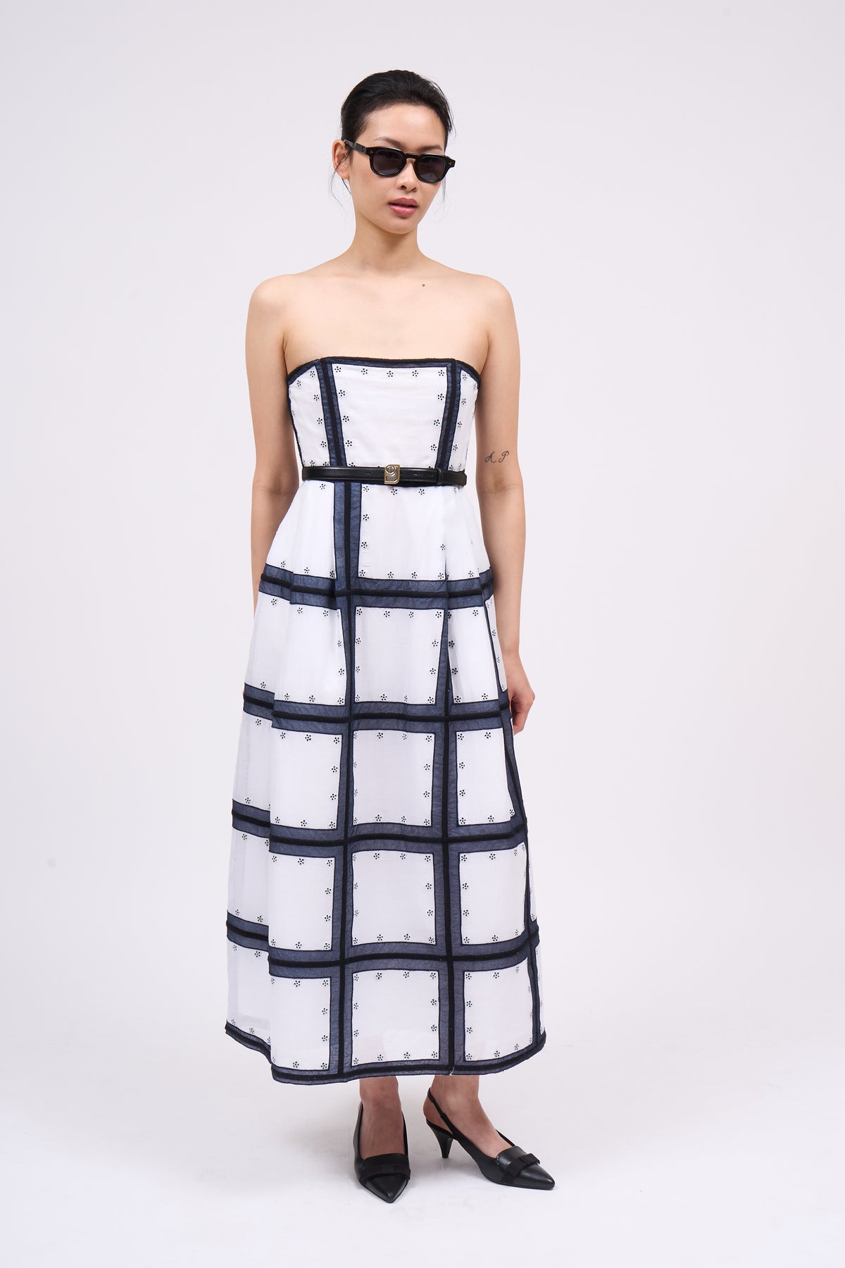 Paul & Joe Robes robe Rivage bustier coton brodé 36