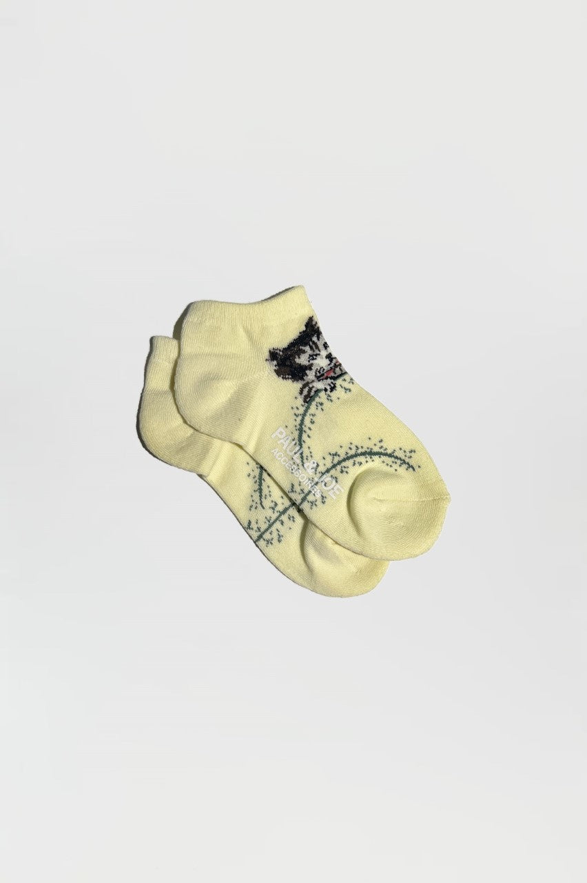 Paul & Joe chaussettes chat coton noires 36-39