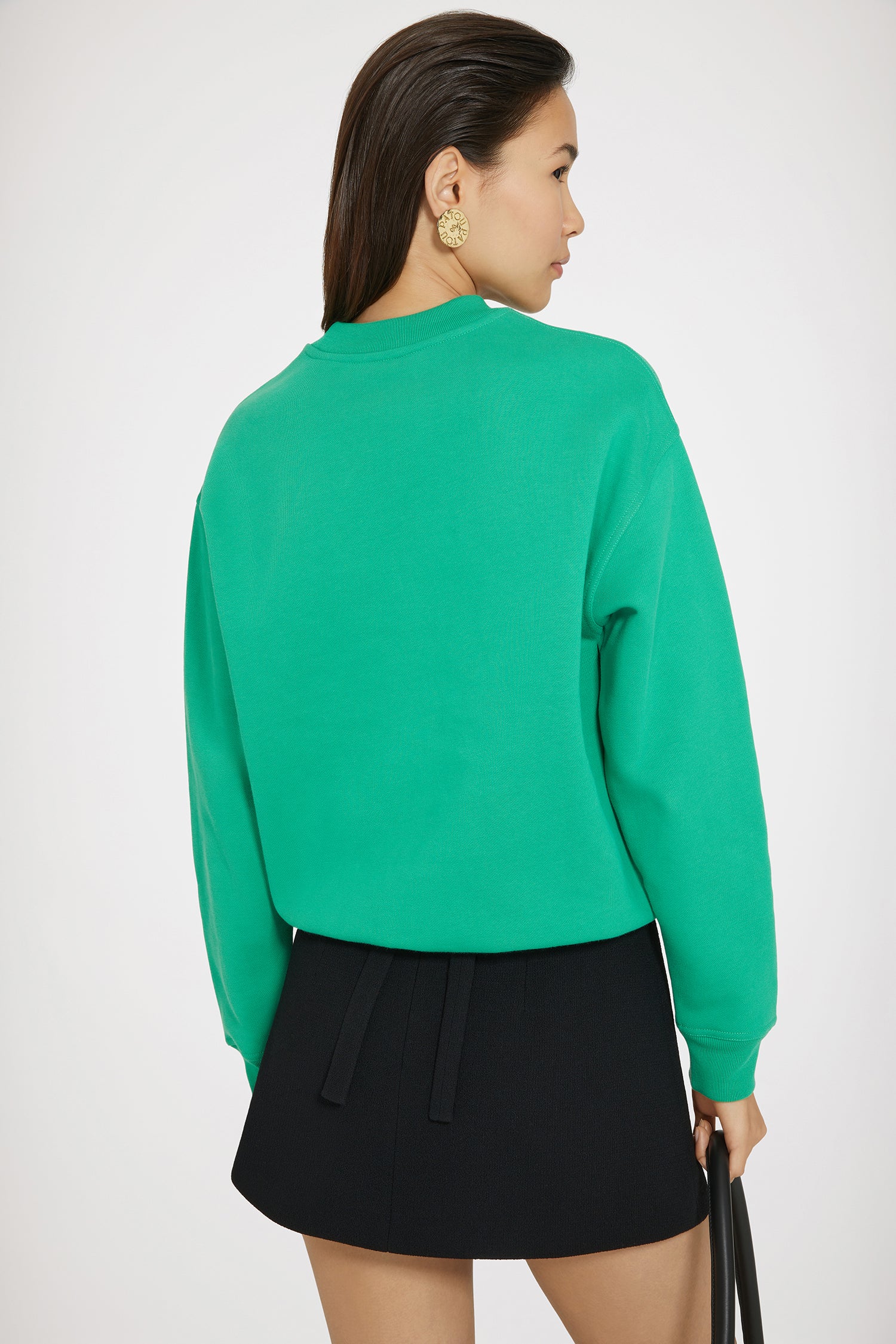 Patou JE115 sweat vert forêt coton bio