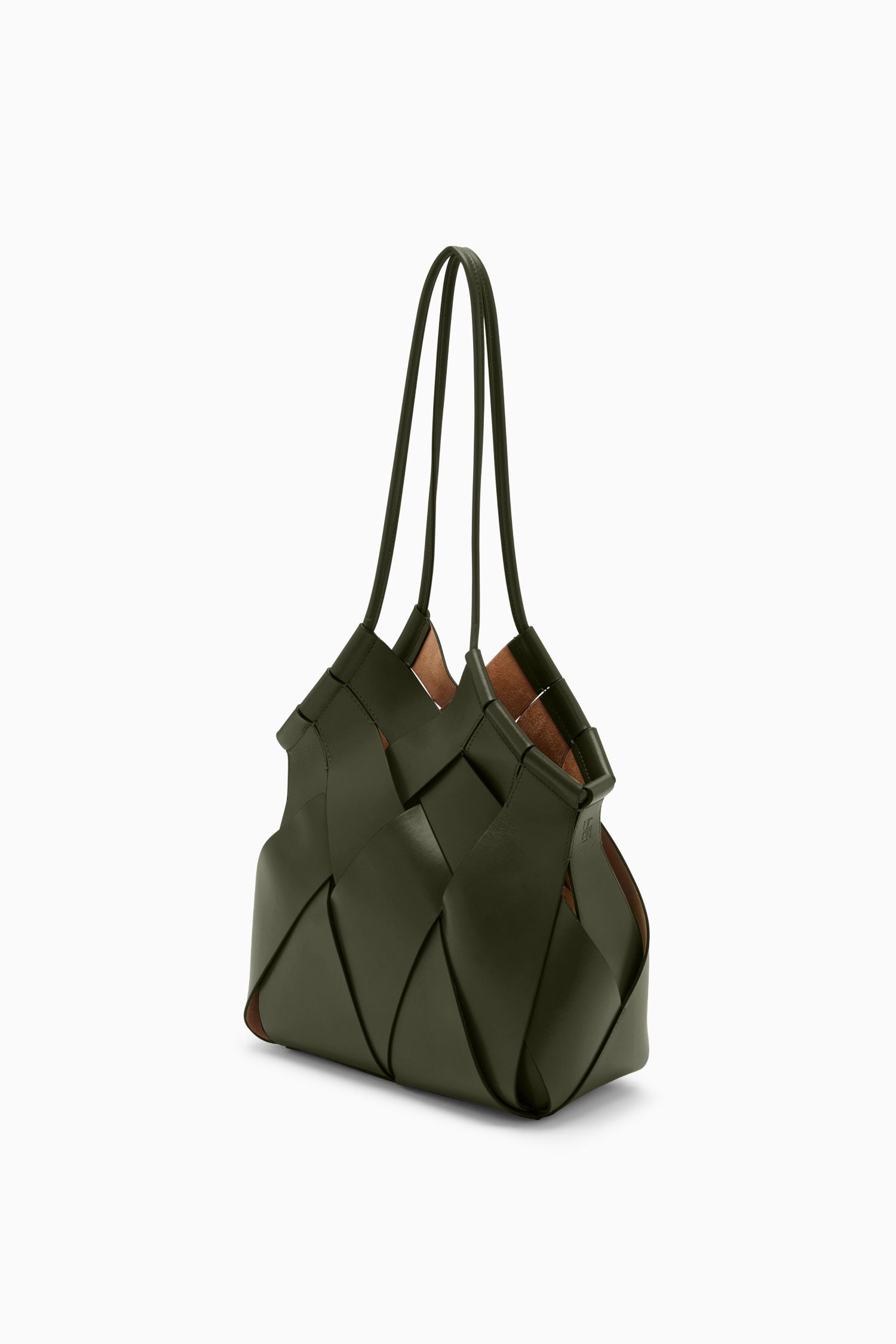 Ulla Johnson Charlotte sac épaule cuir Militaire