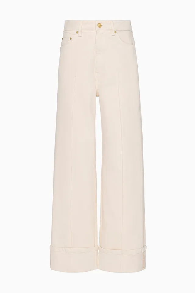 Ulla Johnson Genevieve jean large blanc Cowrie 33