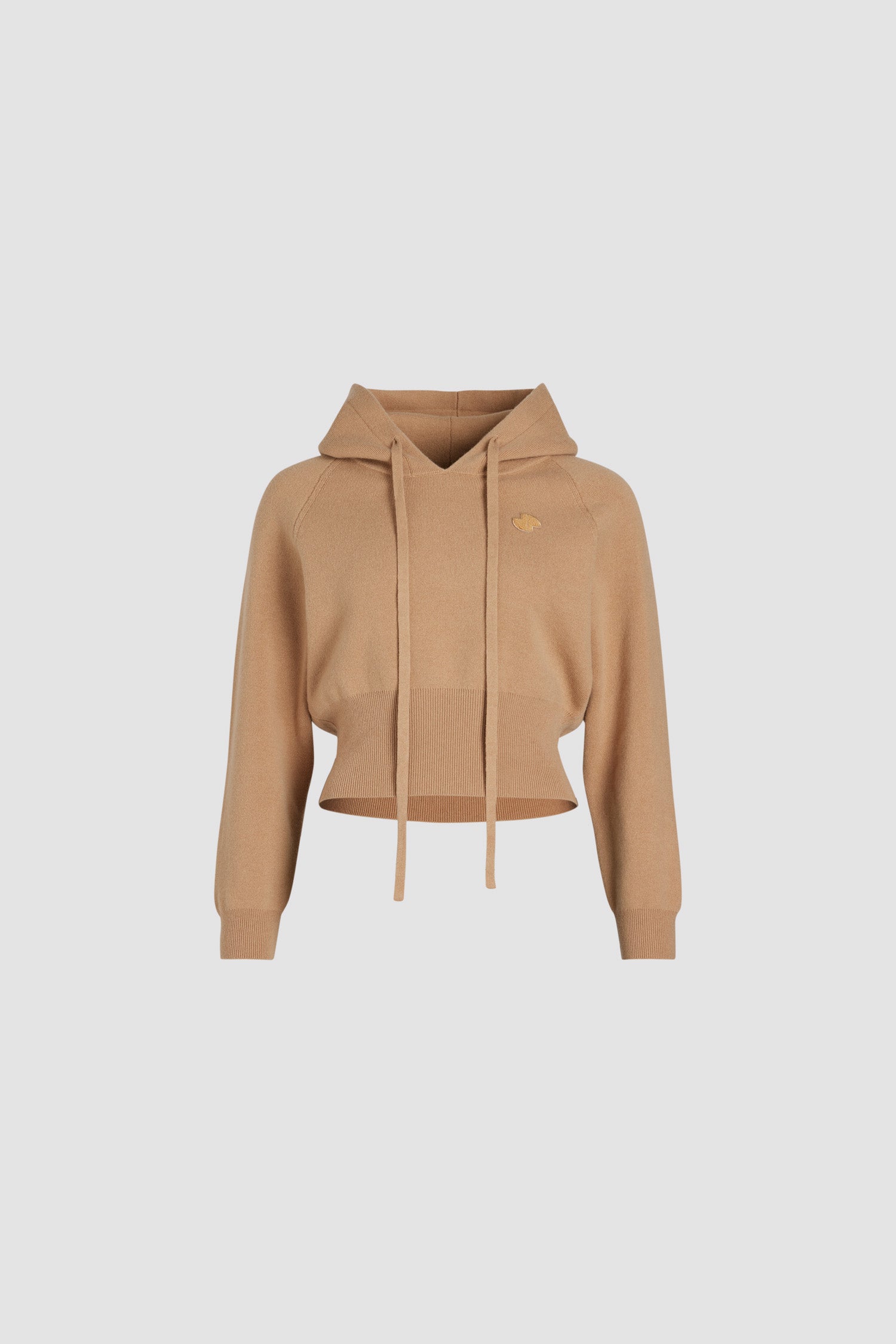 Patou H24KN2138041109B hoodie laine cachemire Biscuit