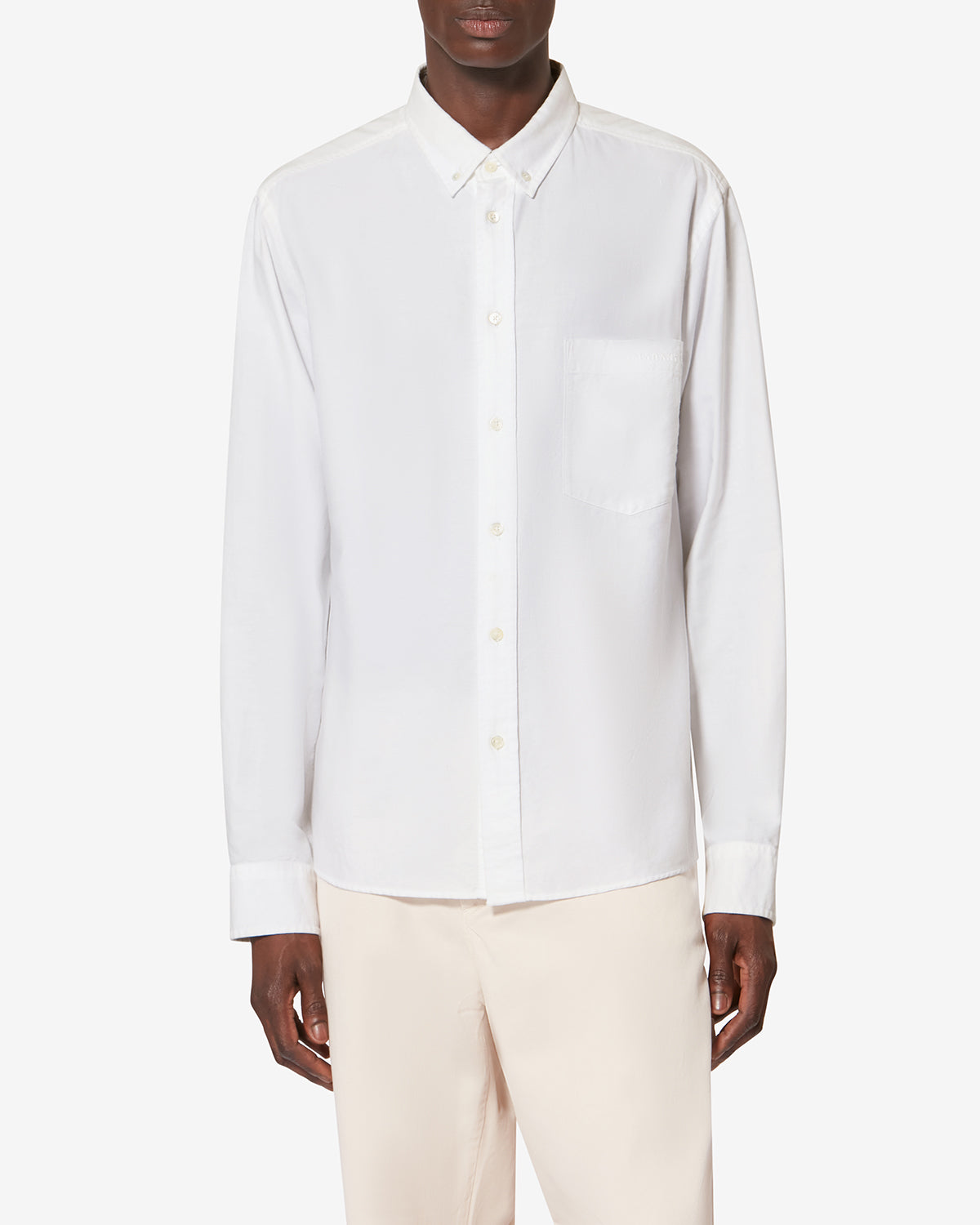 Isabel Marant Jasolo chemise coton blanc oxford droite