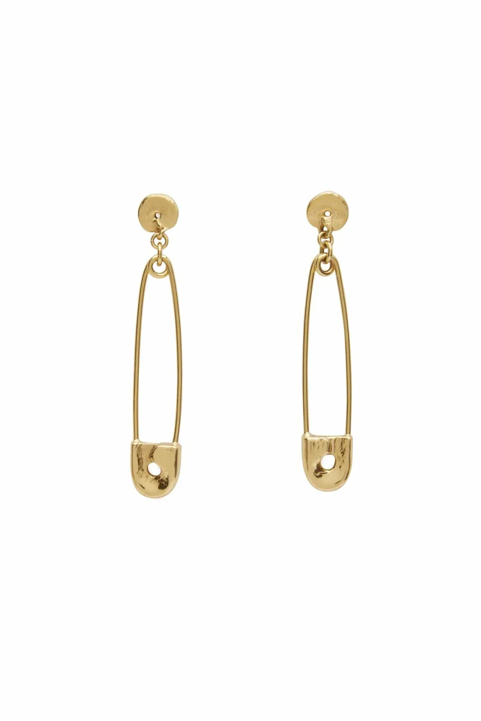 Alemäis Atomic Pin boucles d’oreilles laiton doré taille unique