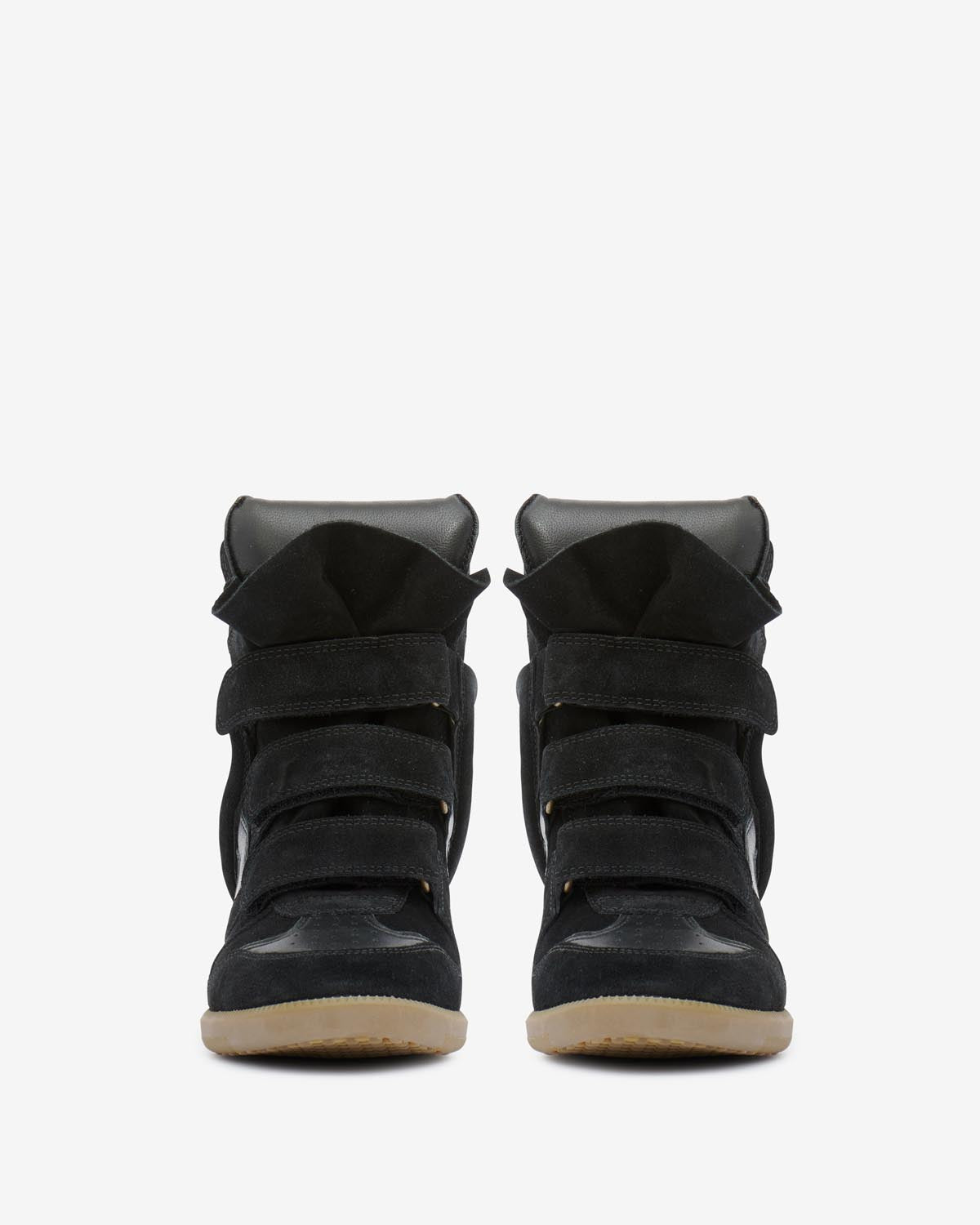 Isabel Marant Bekett Baskets compensées noir suède
