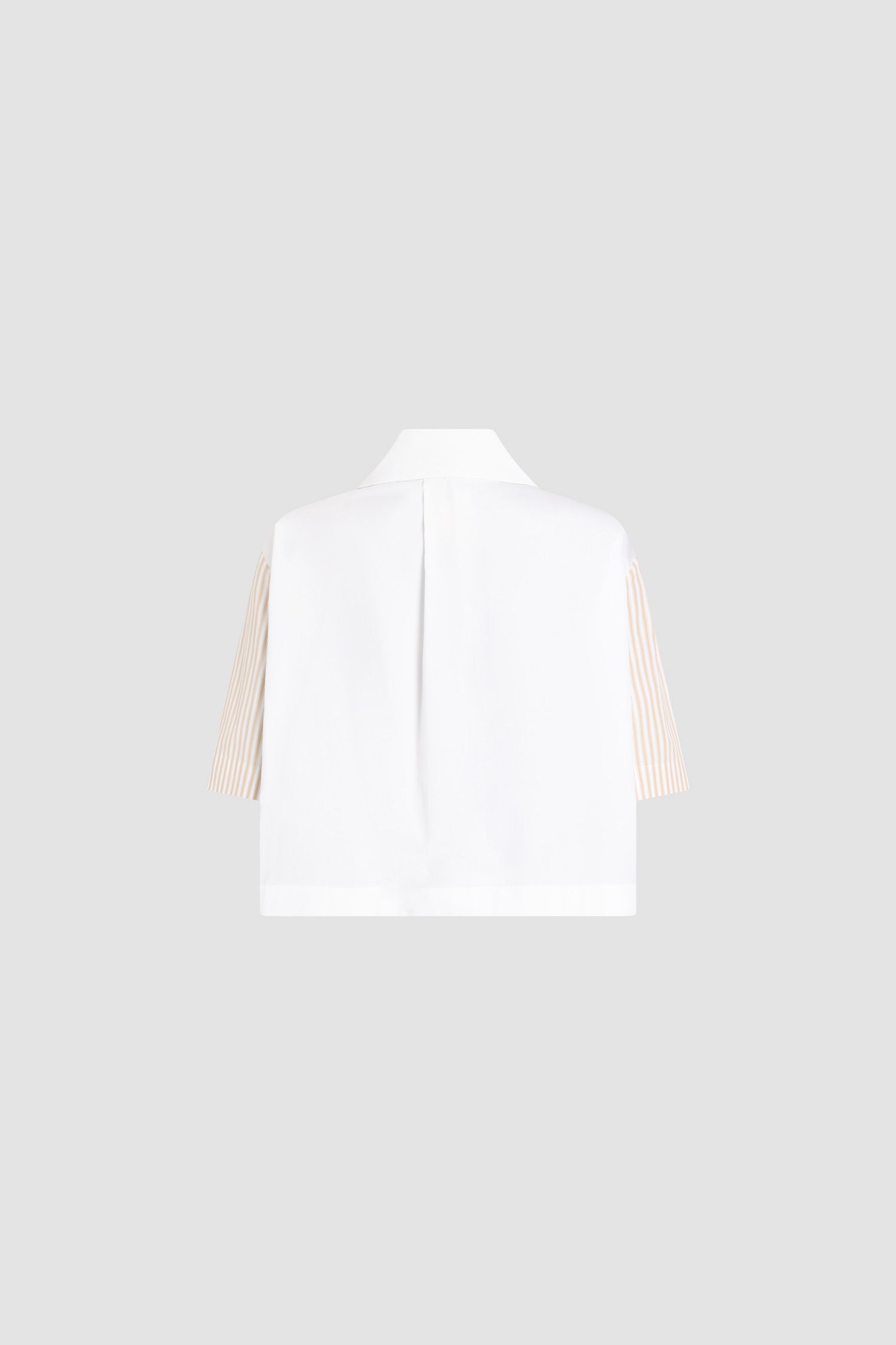Patou BL055 chemise Dolce Coffee rayures coton bio