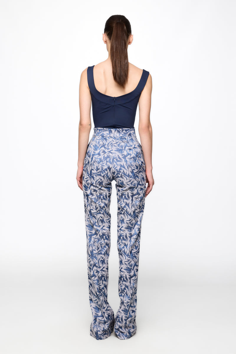 ATU Body Couture Trousers BROCART trousers pantalon bleu