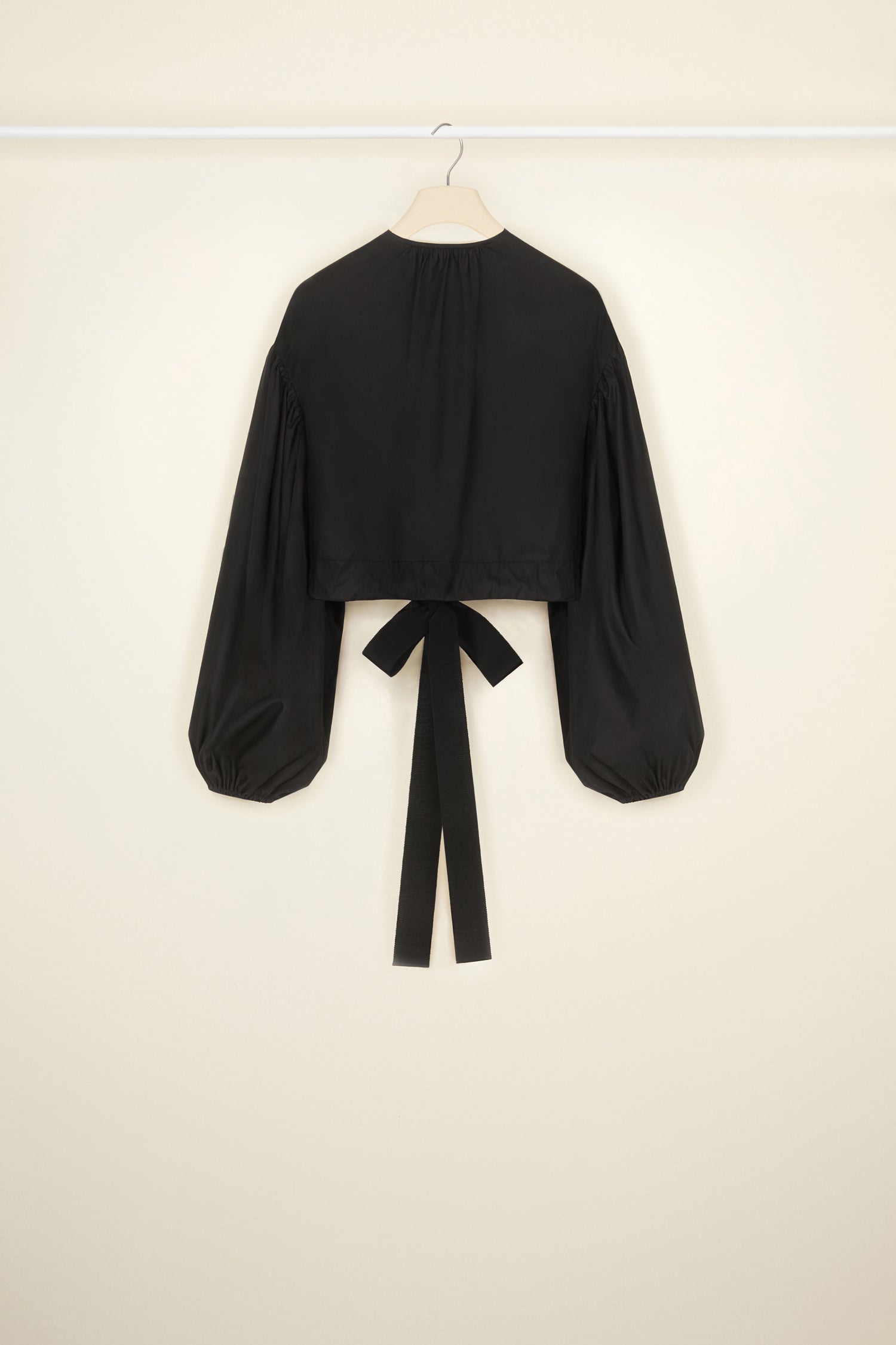 Patou TO028 top court coton bio Noir