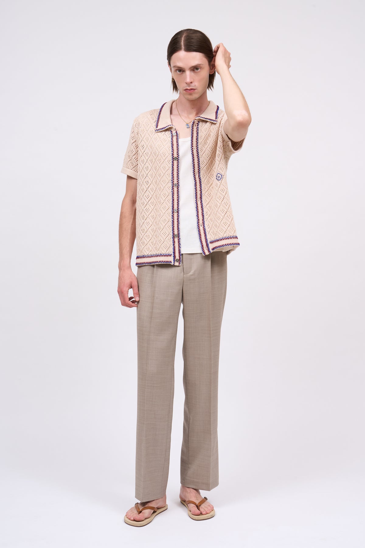 PAUL & JOE Tailoring GORDON pantalon droit laine vierge