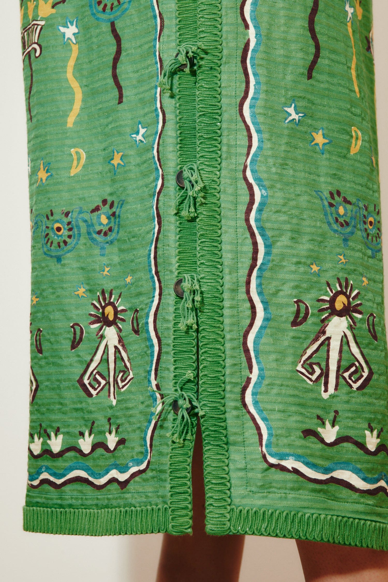 Alemäis Sun Dancer Midi Dress robe midi lin coton soie