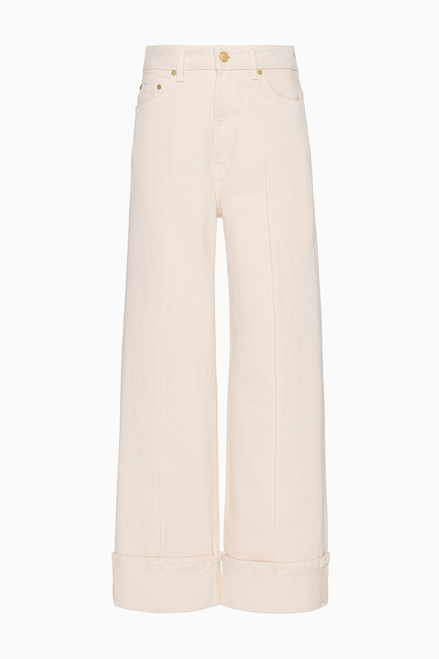 Ulla Johnson Genevieve jean large blanc Cowrie 33