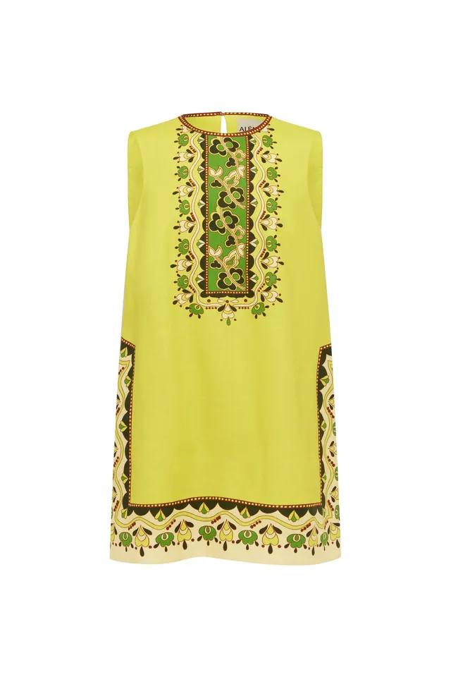 Alemäis Bridgette Mini Dress robe chanvre botanique
