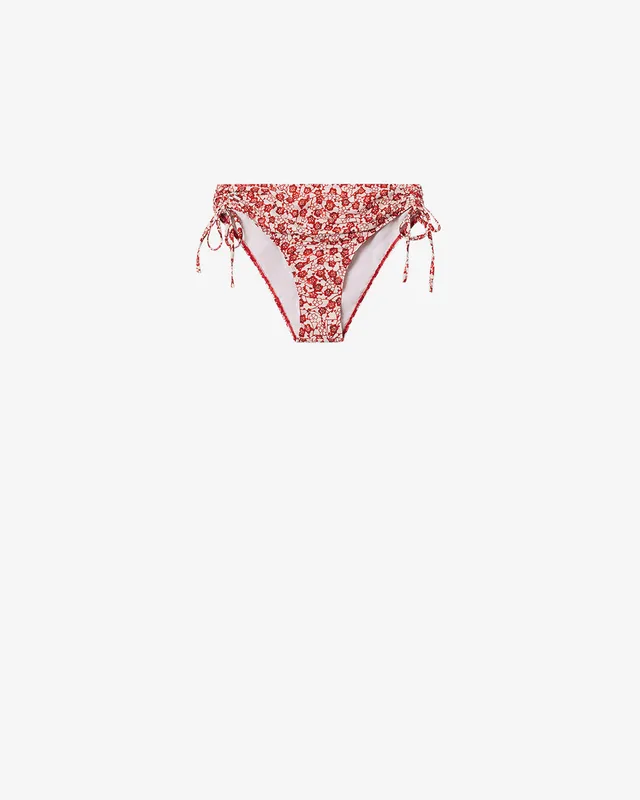 Isabel Marant Prudi SL0010FB-D1P01I culotte bikini rouge floral
