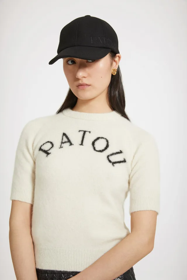 Patou Knitwear KN149 top jacquard Avalanche alpaga