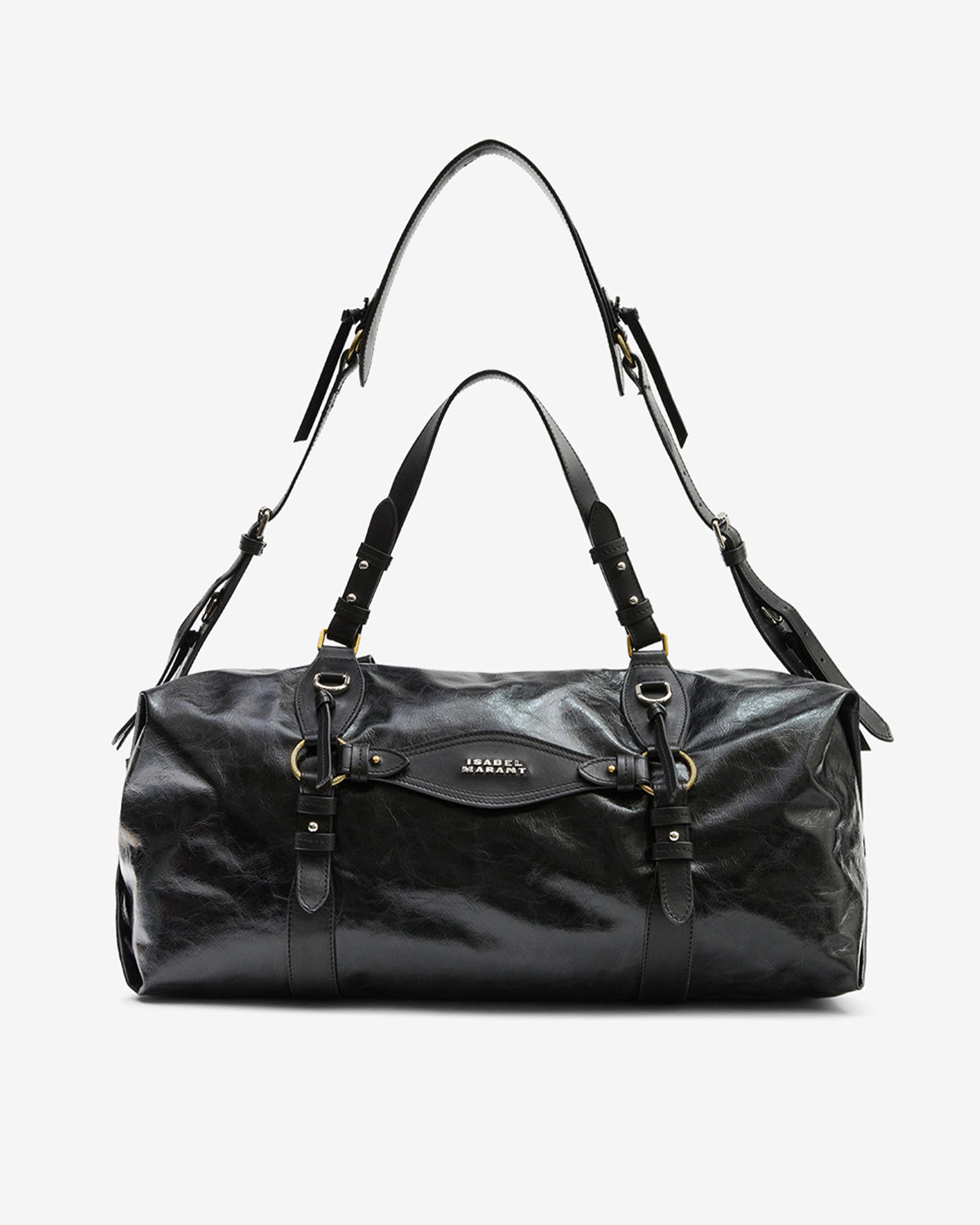 Isabel Marant Tilpa sac weekender cuir noir 58 cm