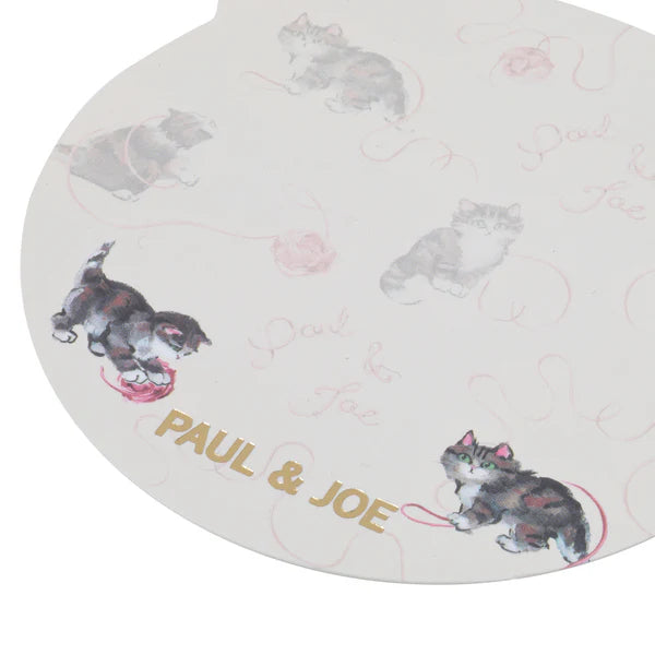 Paul & Joe Papeterie Carte chats pelotes beige lot 3 papier