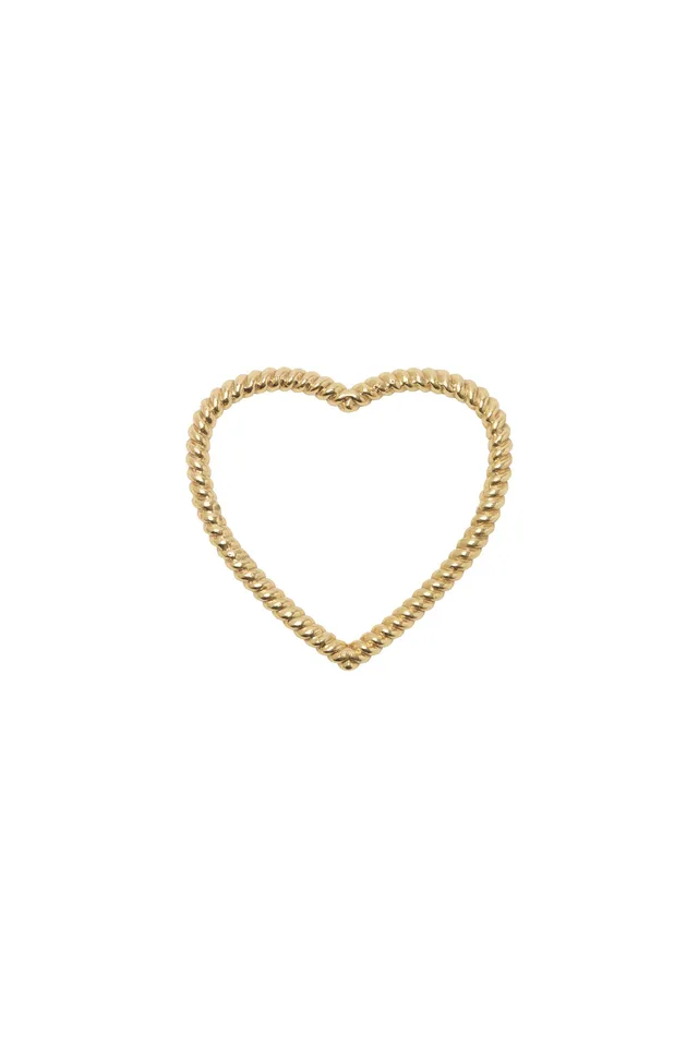 Alemäis Django Rope Heart bracelet doré taille unique