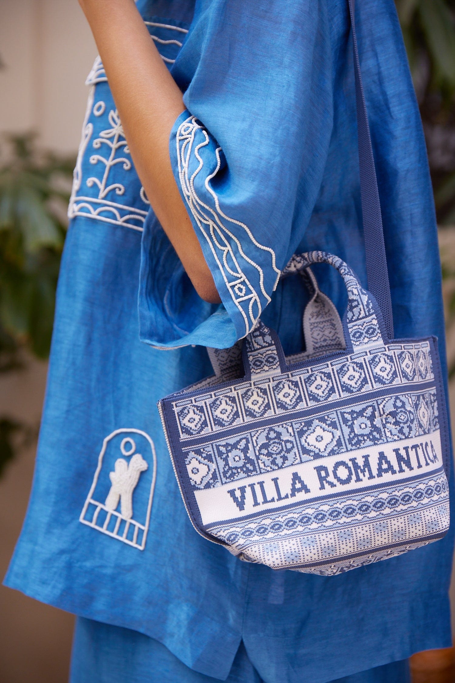 Alemaïs Villa Romantica Jacquard Micro Tote polyester recyclé