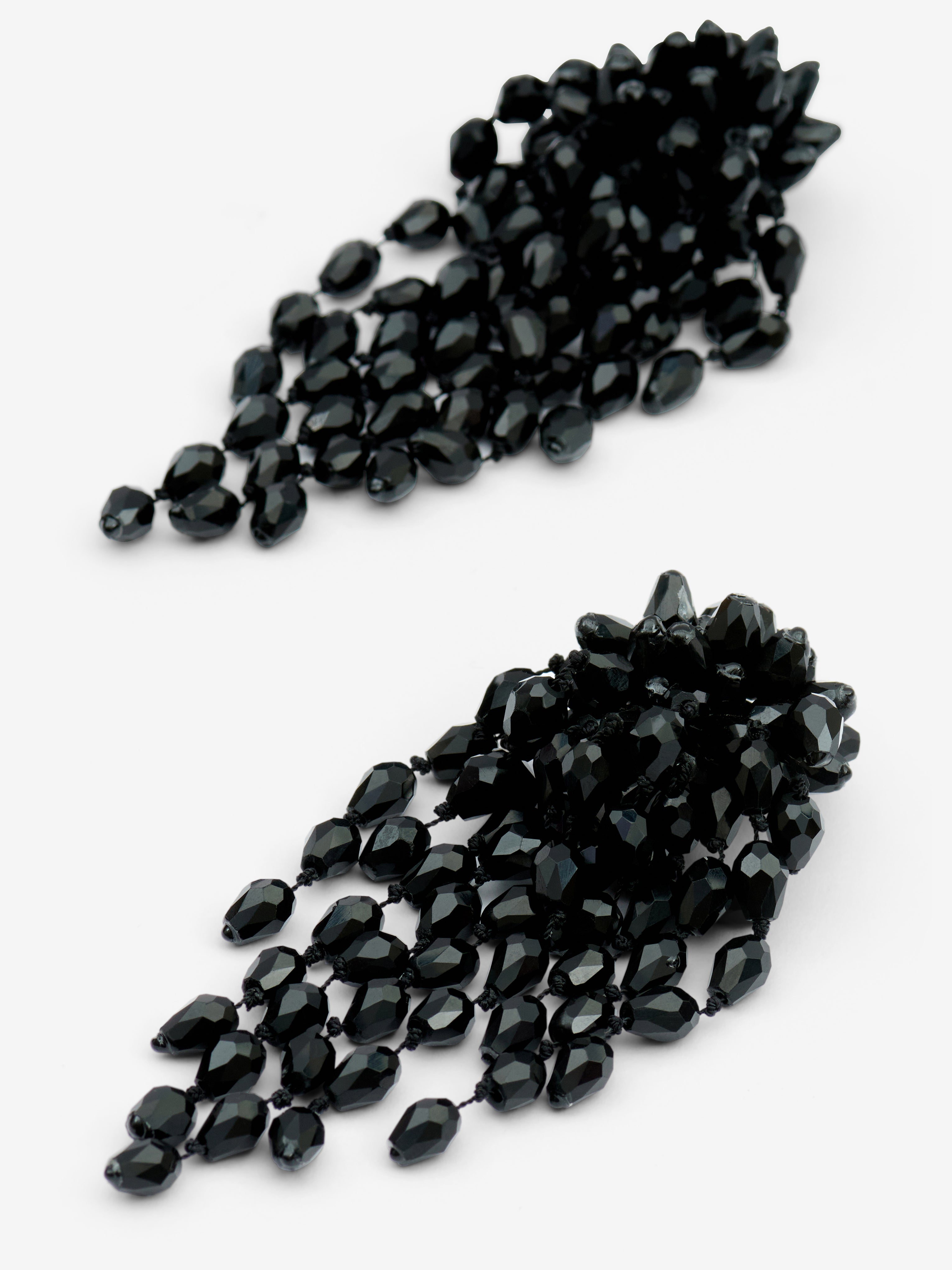 Isabel Marant Hanabi BL0174FA boucles noir argenté