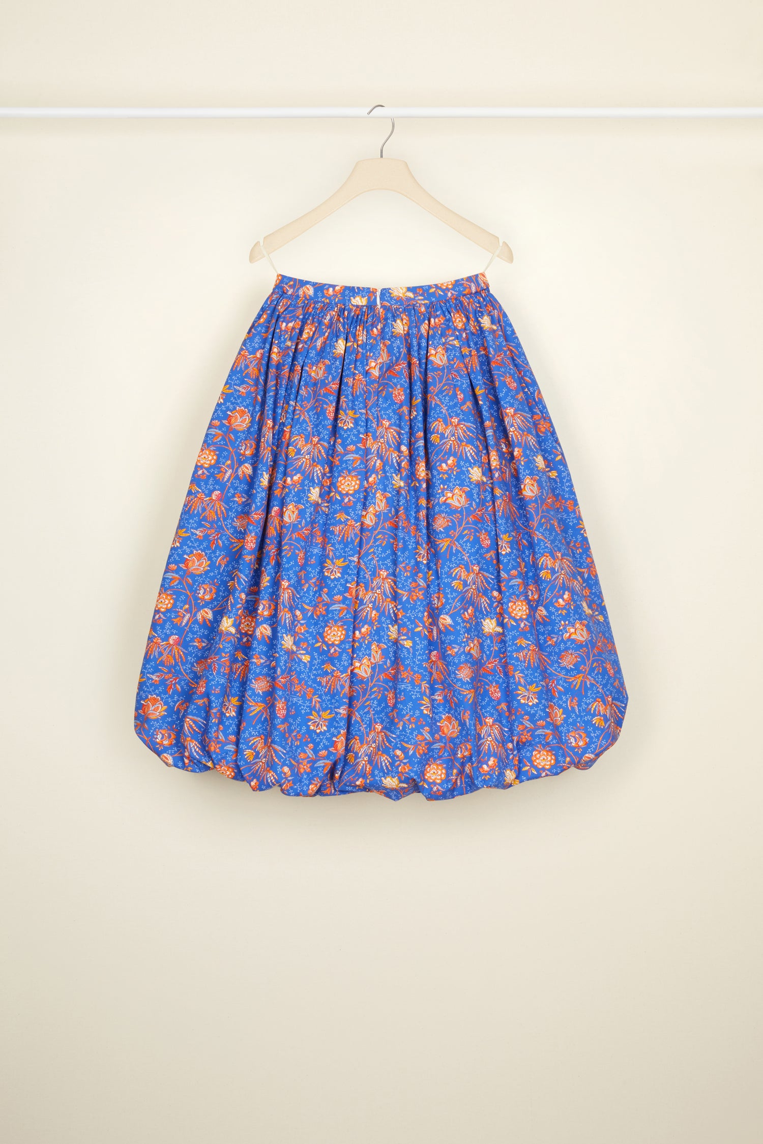 Patou SK019 jupe midi bubble coton bio imprimée citrus