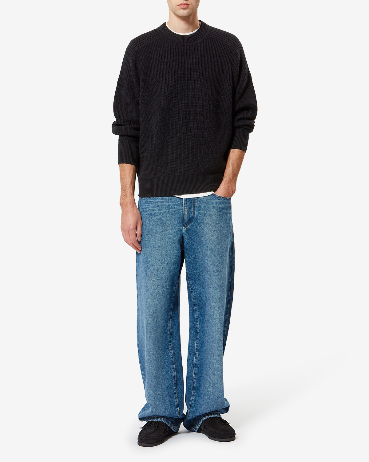 Isabel Marant Barry pull laine nuit ajouré