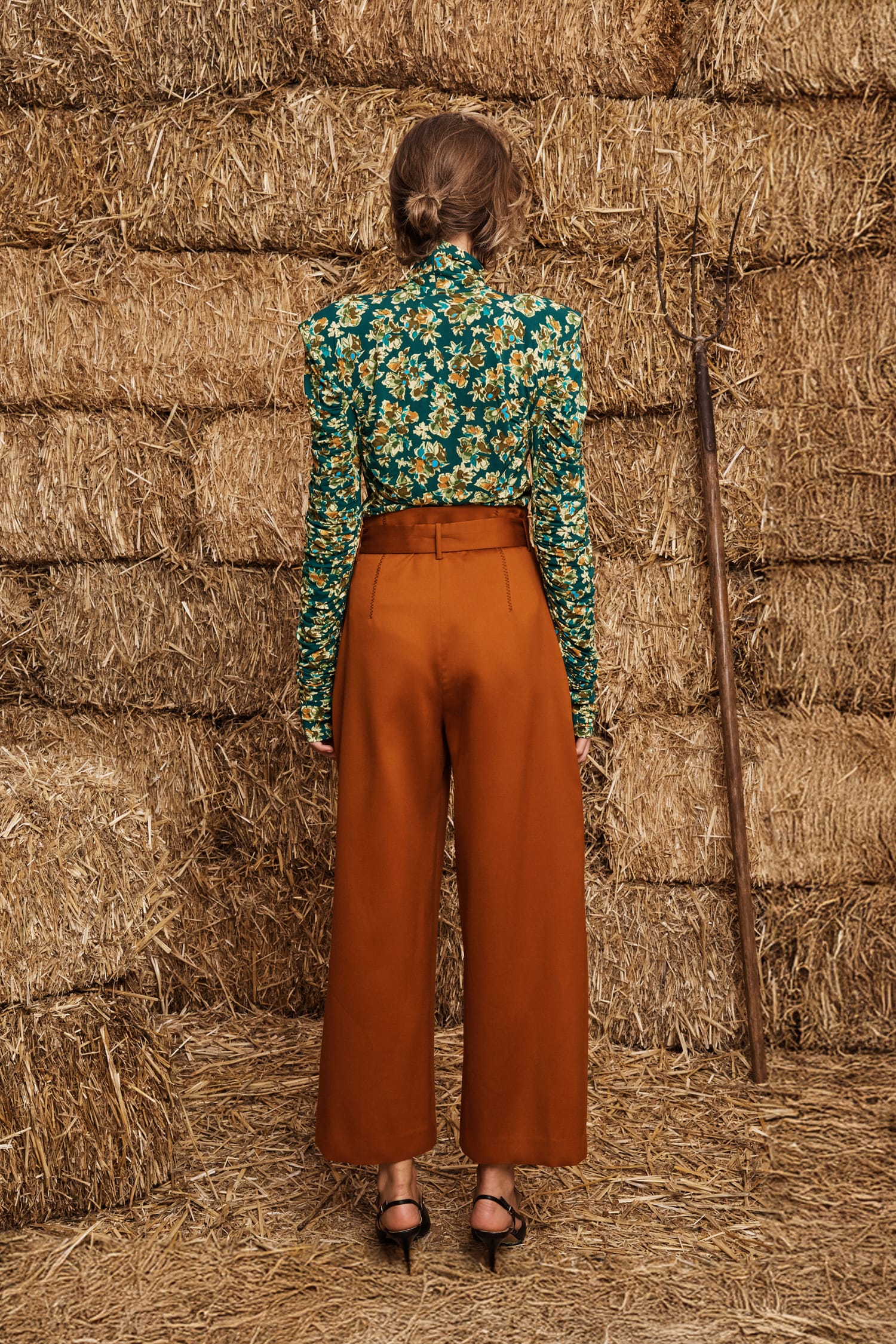 Alemäis Clem Ruched top froncé fleurs
