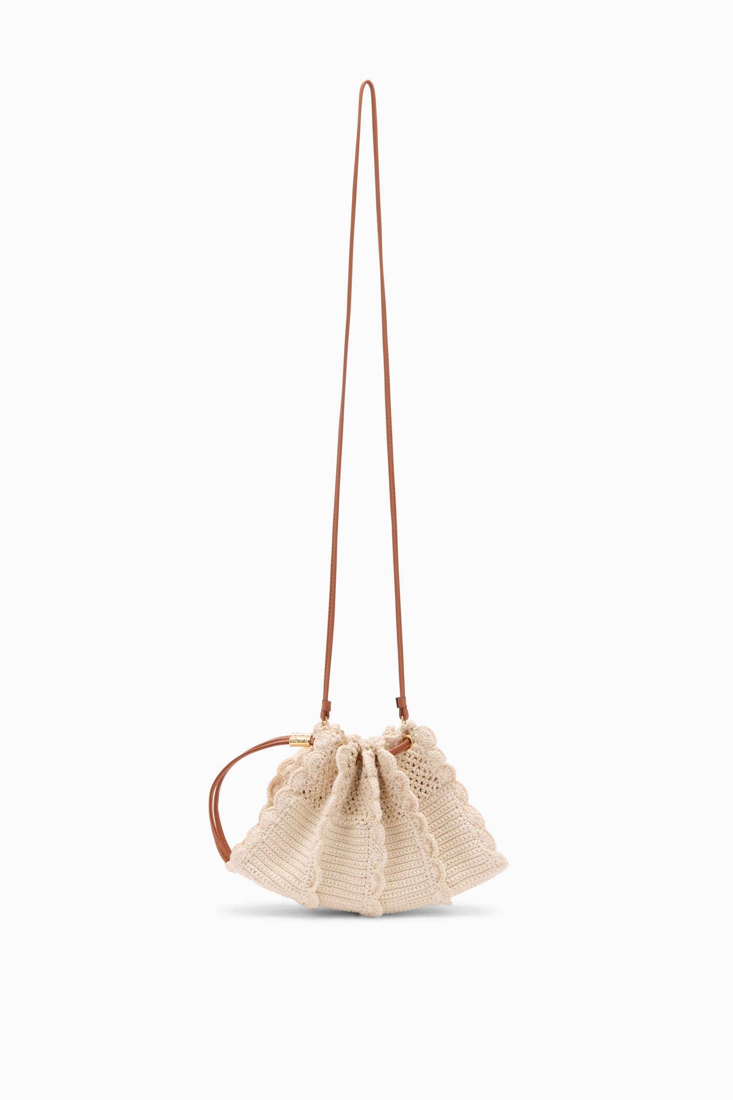 Ulla Johnson Adria Small sac bandoulière Cowrie crochet