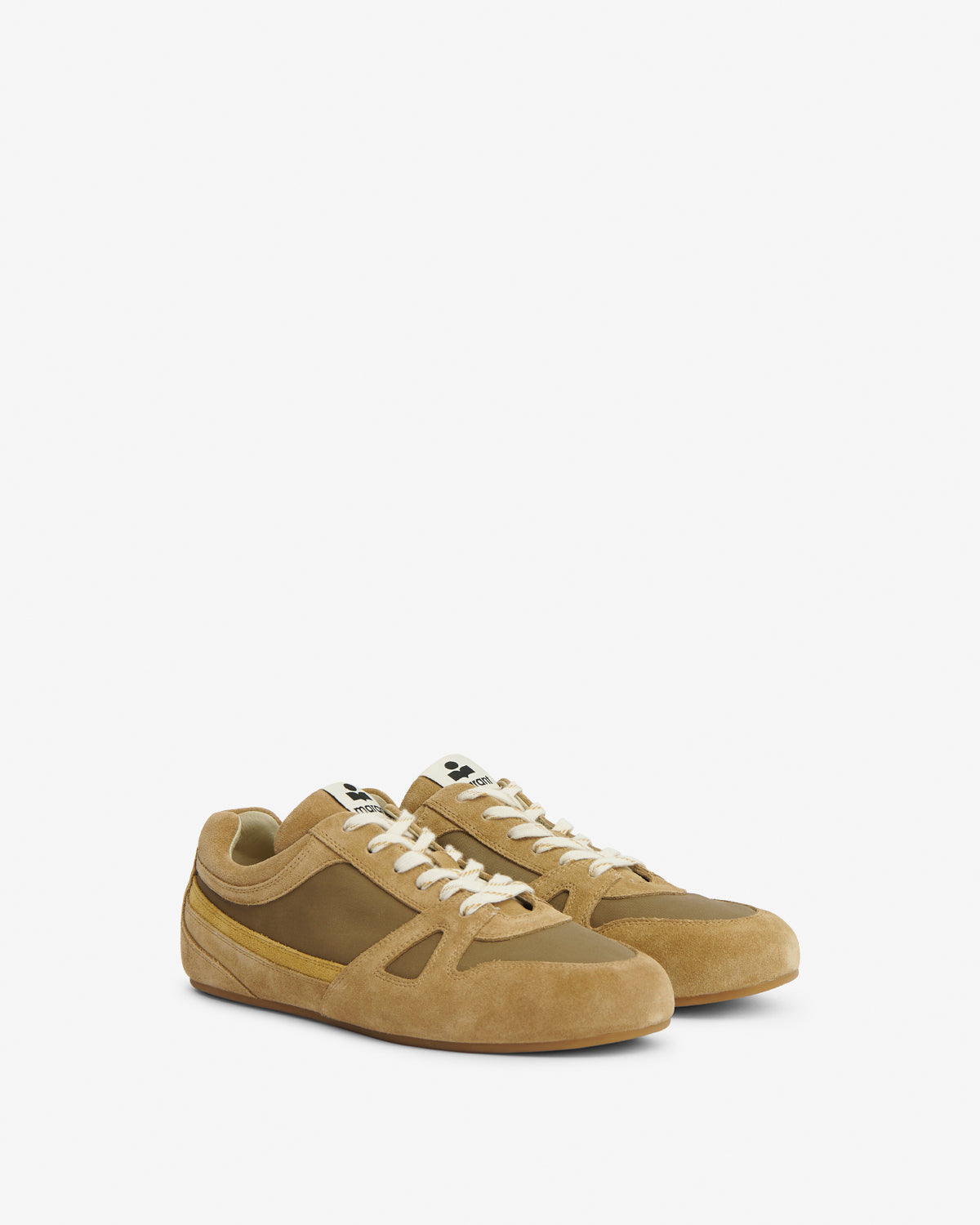 Isabel Marant Sennyh baskets basses homme kaki