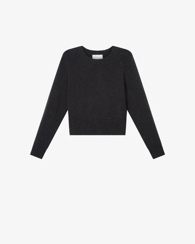 Isabel Marant Cornelia Pull Gris Foncé Laine Cachemire