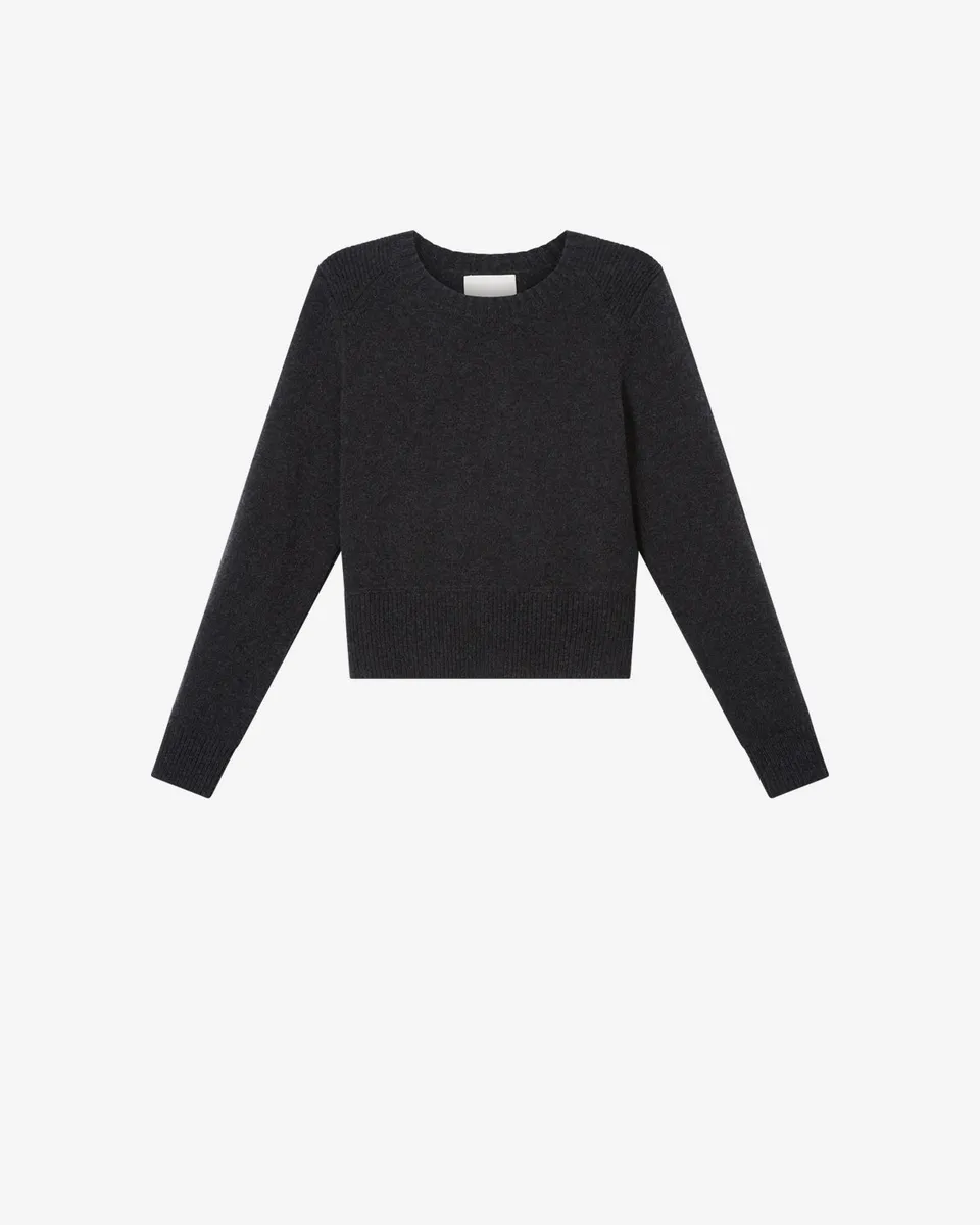 Isabel Marant Cornelia Pull Gris Foncé Laine Cachemire