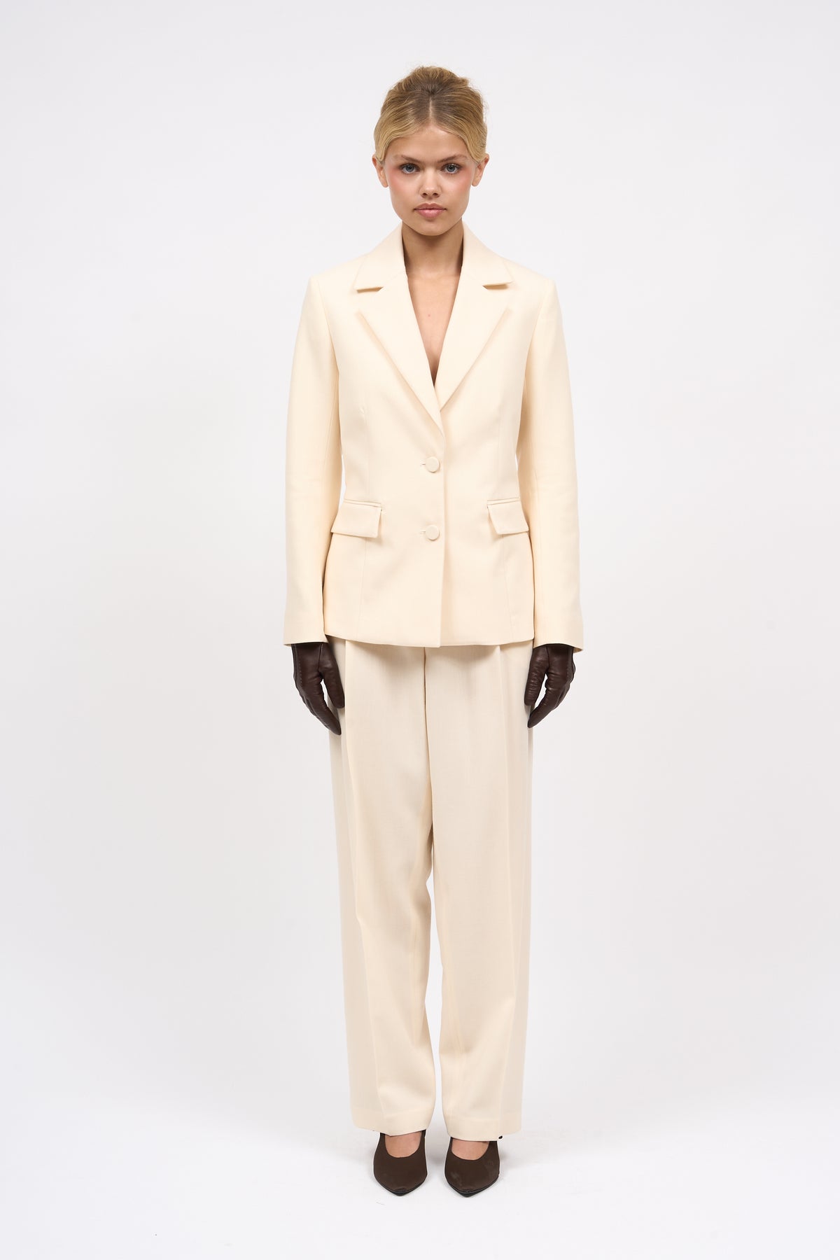Paul & Joe Romy veste laine cintrée simple croisure