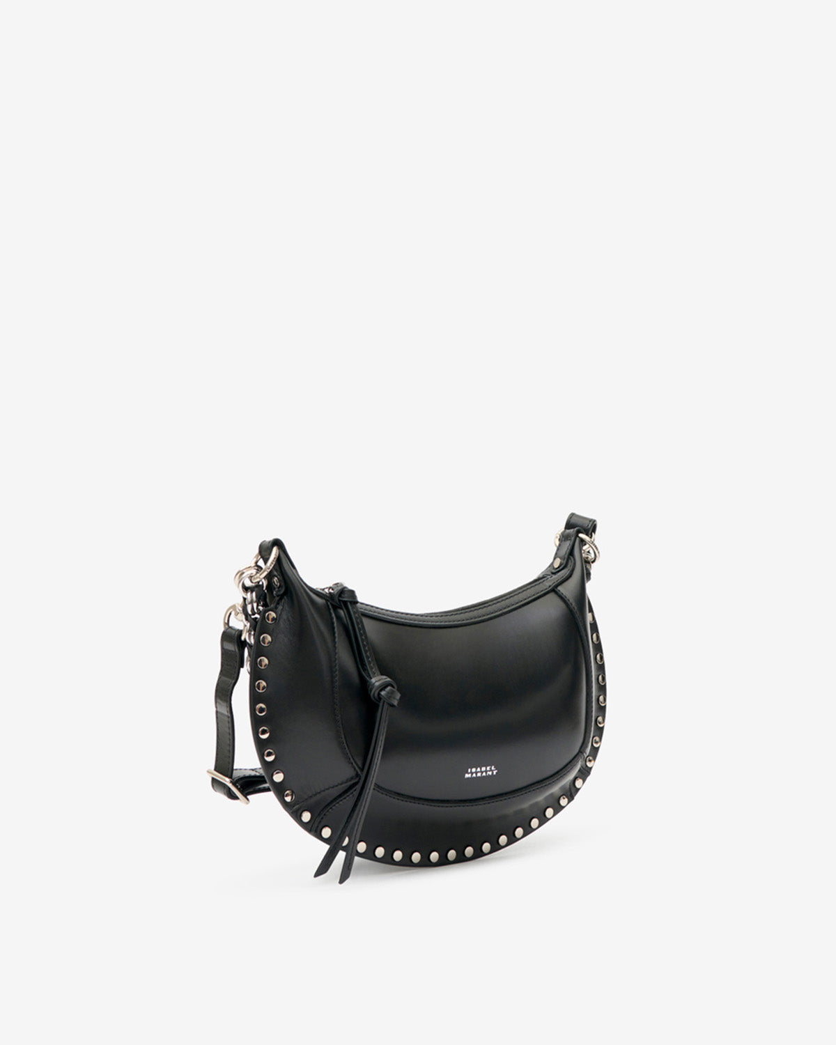 Isabel Marant Oskan Moon sac cuir noir argenté