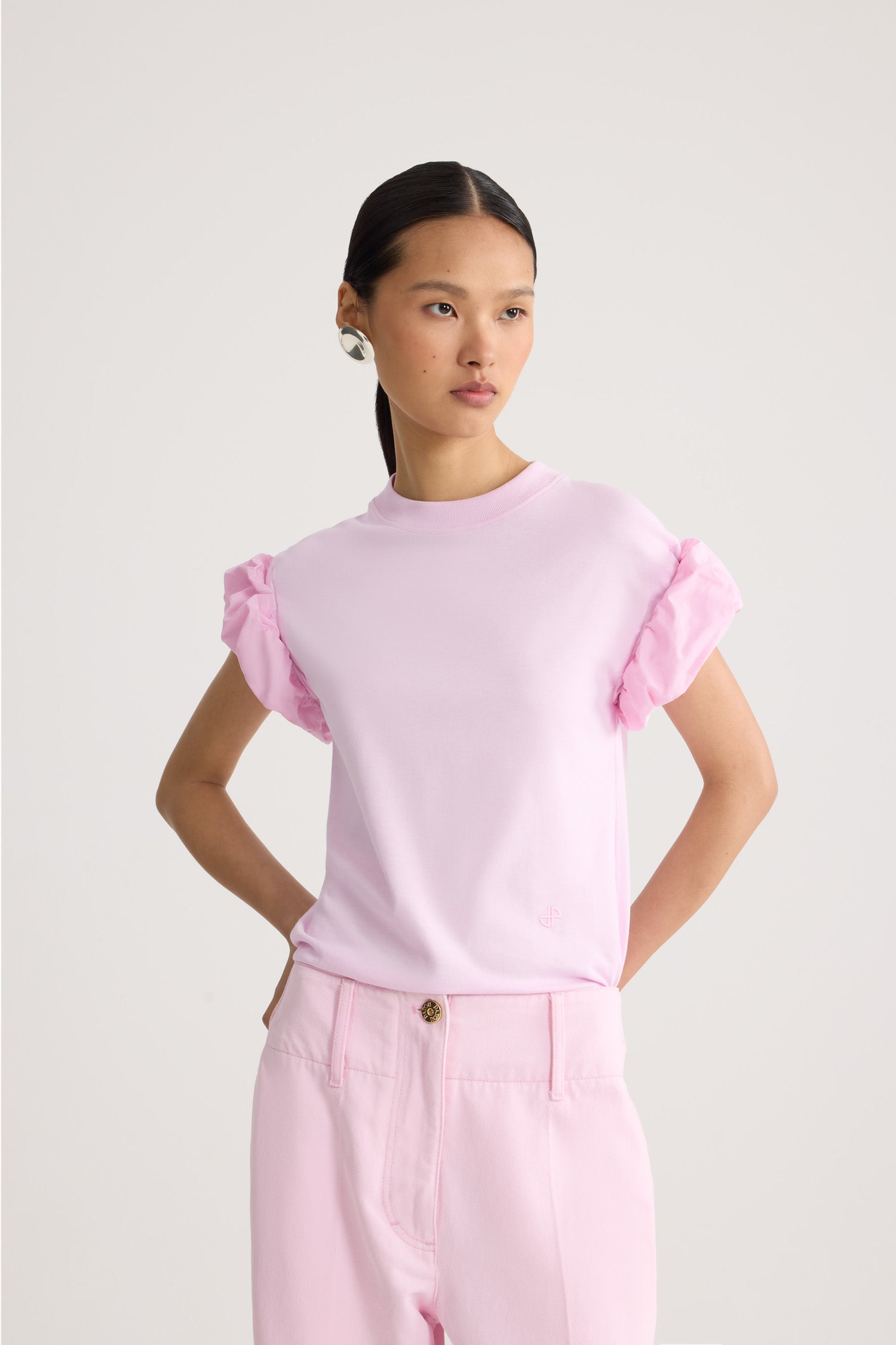 Patou JE225 t-shirt Candy Pink coton bio XS-XL