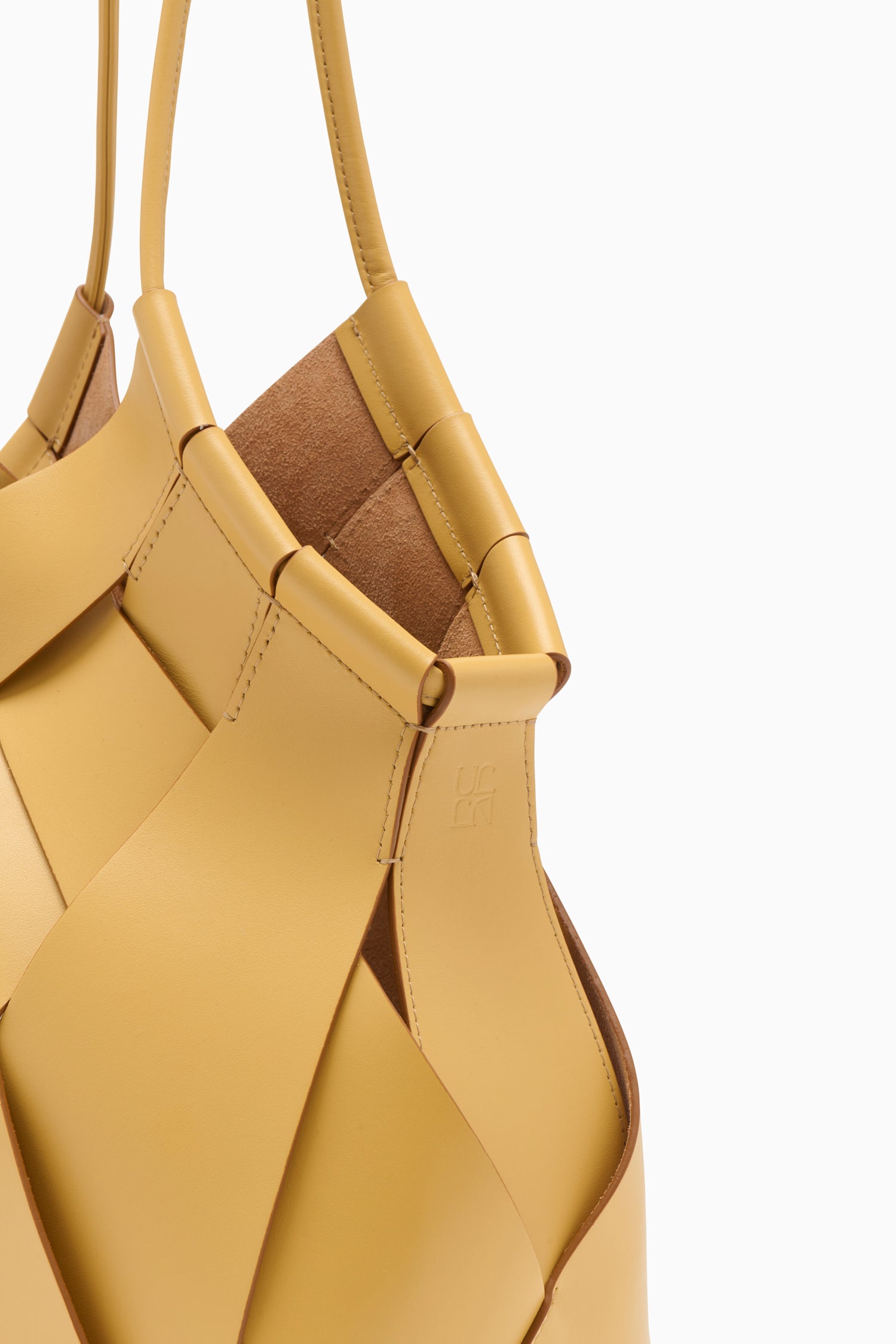 Ulla Johnson Charlotte sac épaule lotus jaune cuir