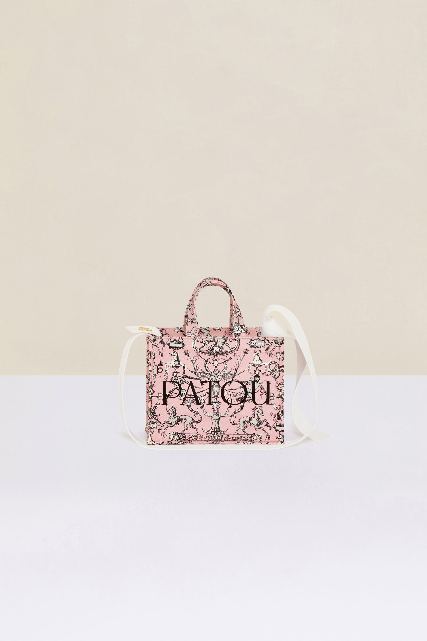 Patou AC025 P22AC02500765043 tote coton rose imprimé
