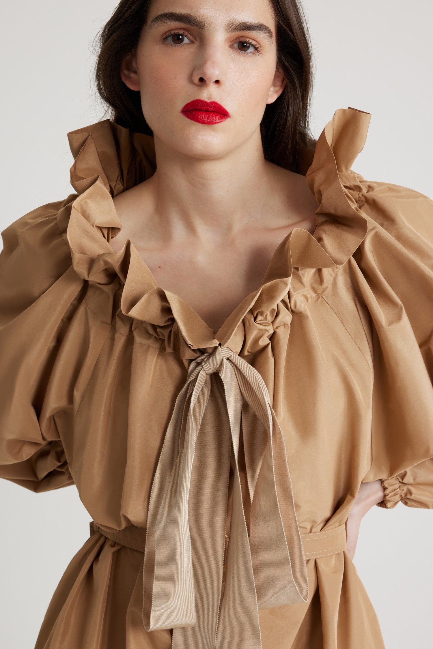 Patou DR158 robe faille recyclée Gray Sand