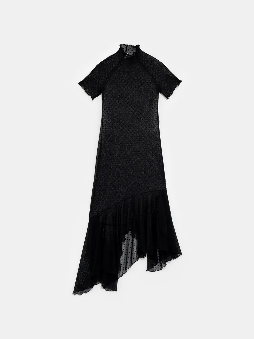 Ester Manas Easy Dress robe maxi noire à pois
