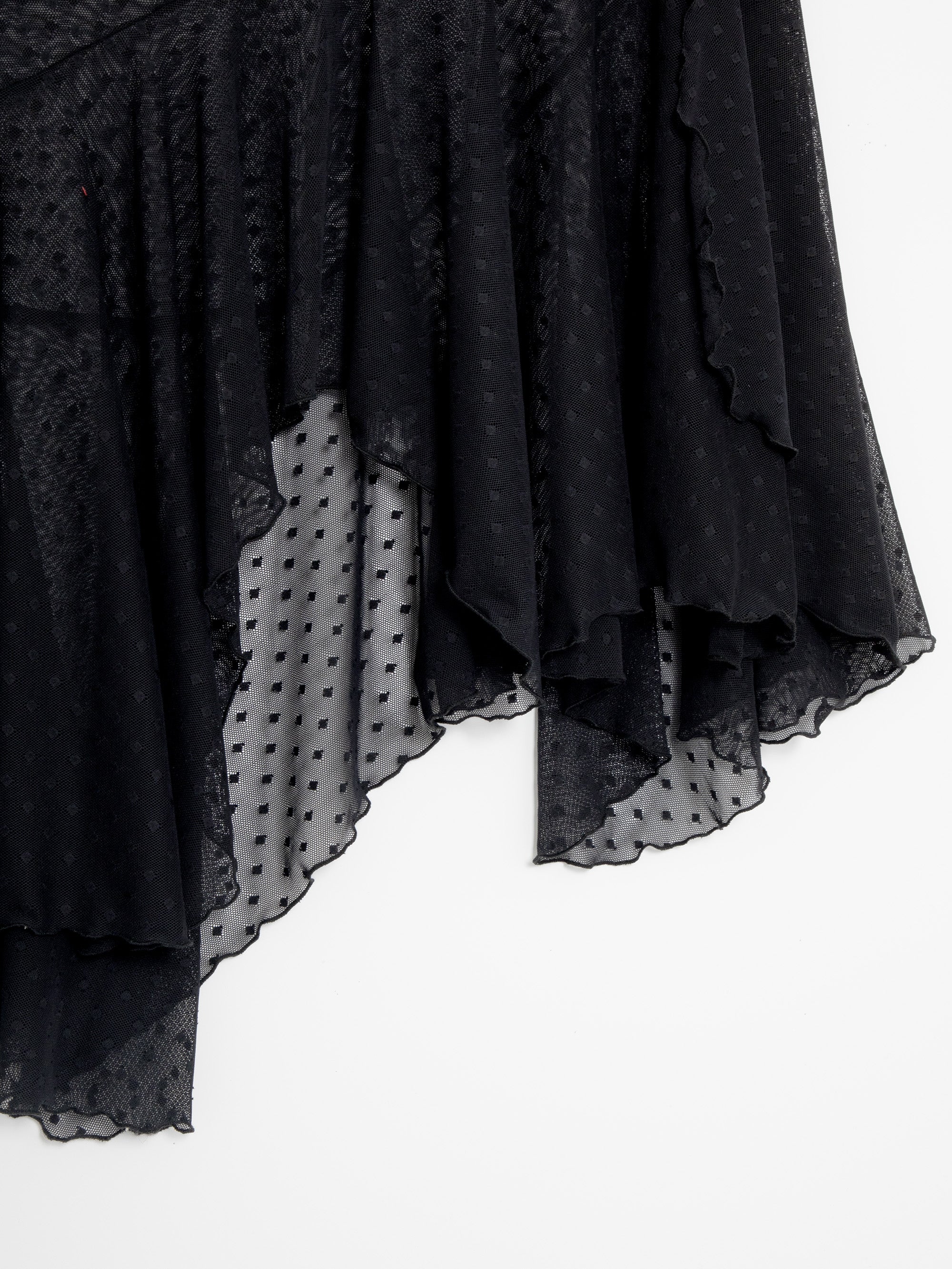 Ester Manas Easy Dress robe maxi noire à pois