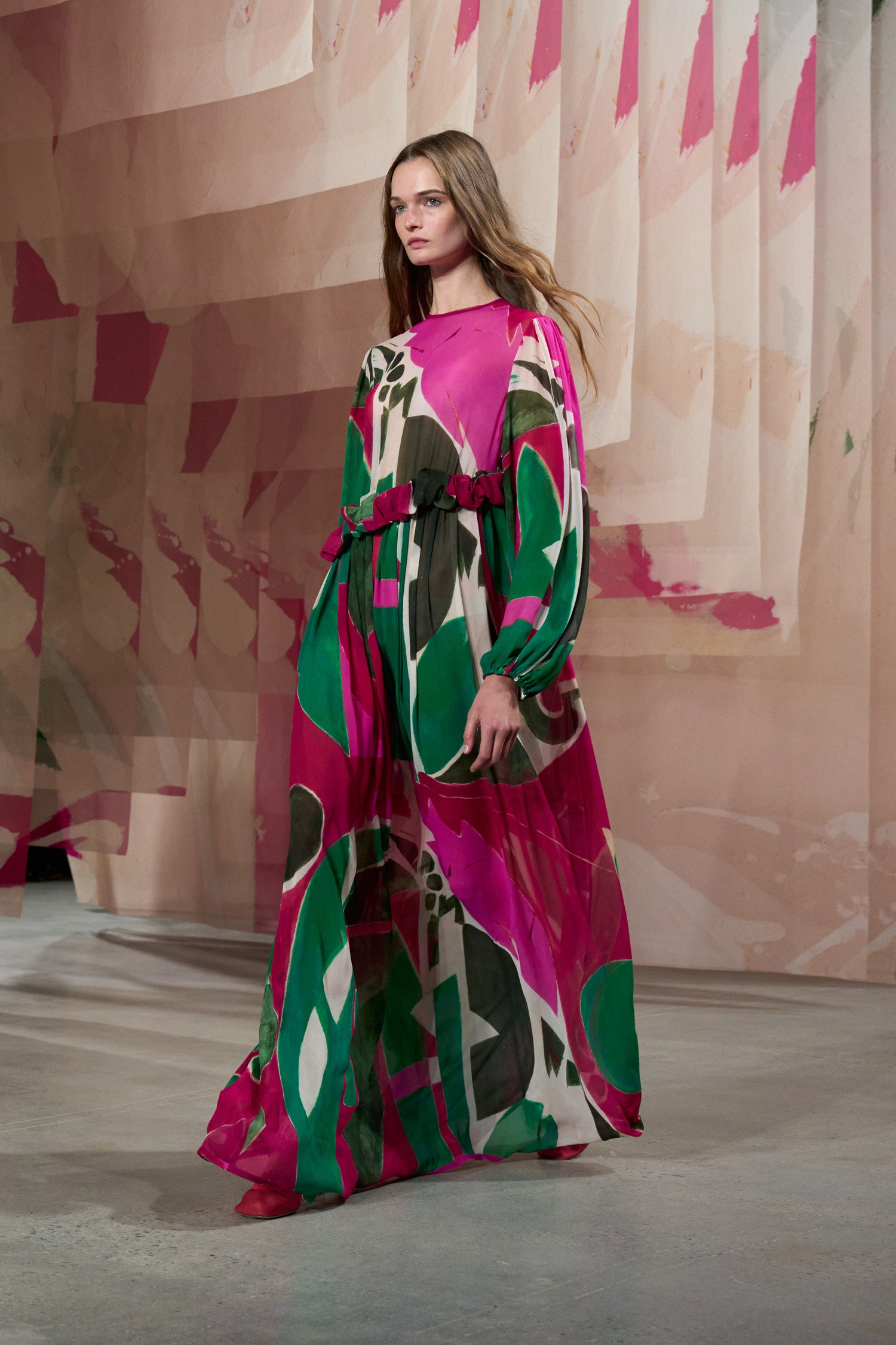 Ulla Johnson Gracelyn robe soie maxi multicolore