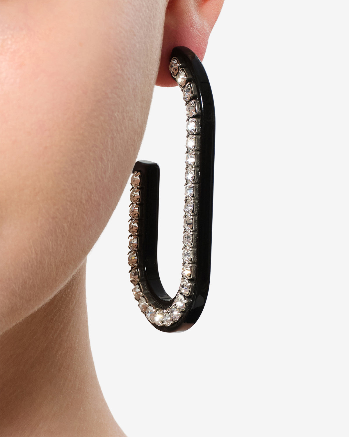 Isabel Marant Karlie BL0320FA-D4B01B boucles noir strass